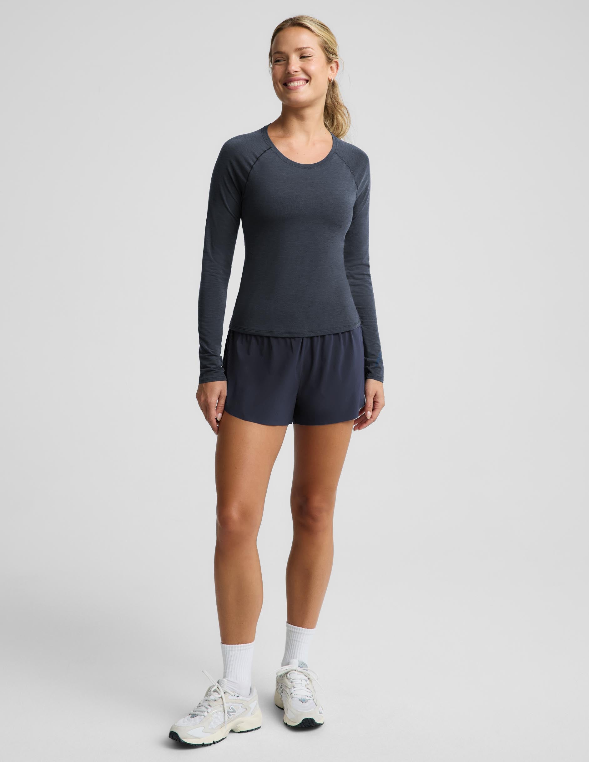 Breezeweight Active Long Sleeve - Nocturnal Navy