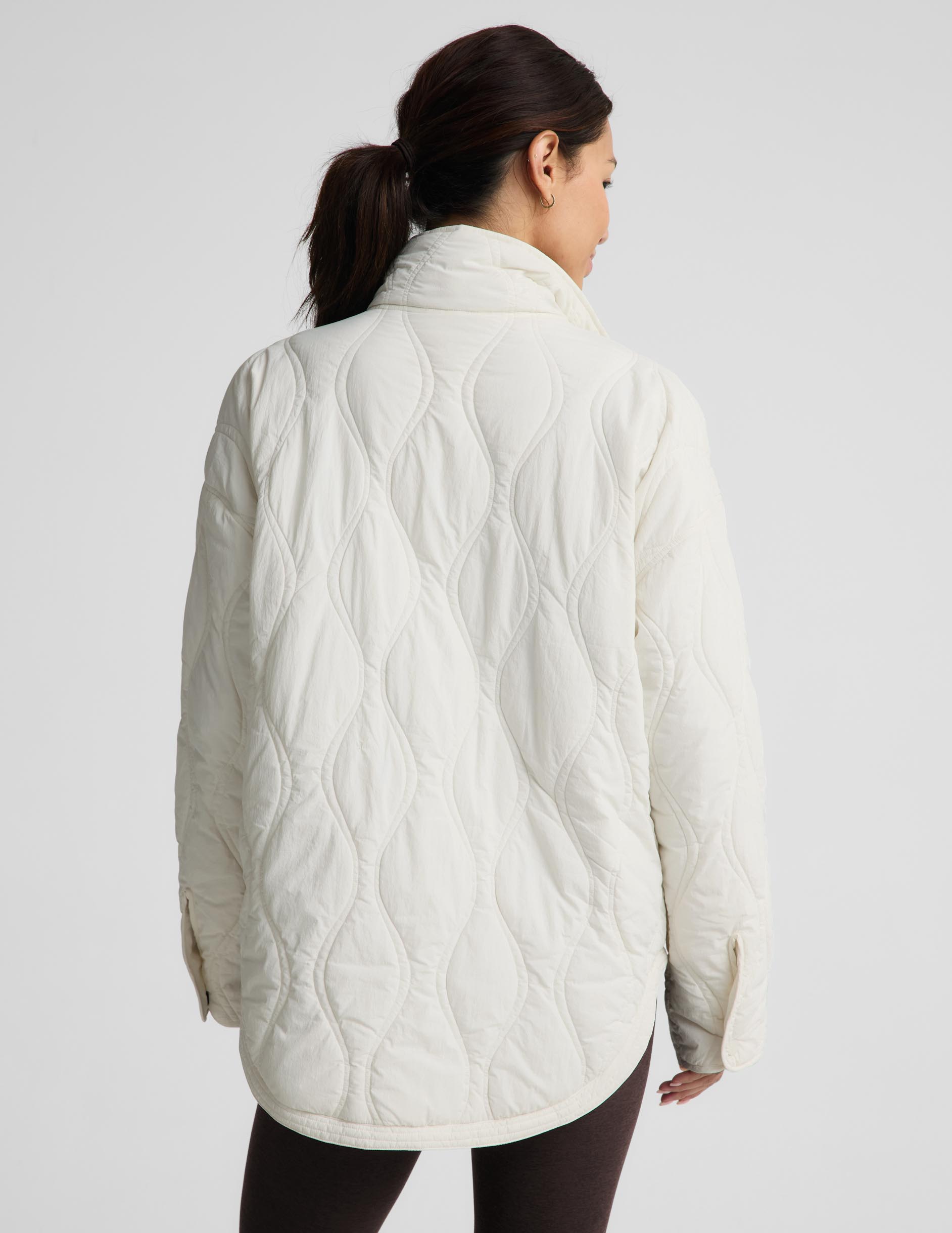 Roam Quilted Lightweight Jacket - Sea Salt