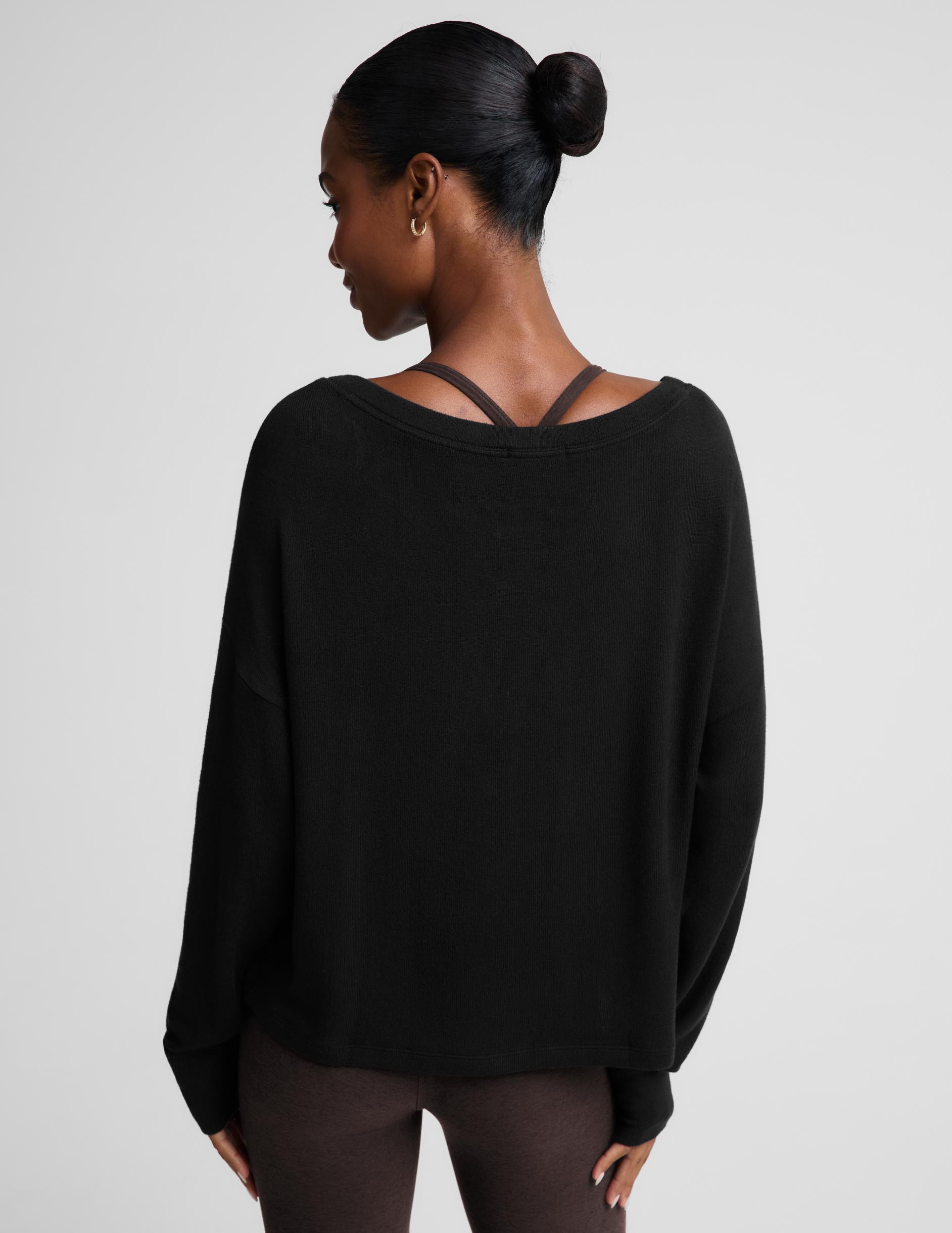 LuxeLayer Pullover - Black