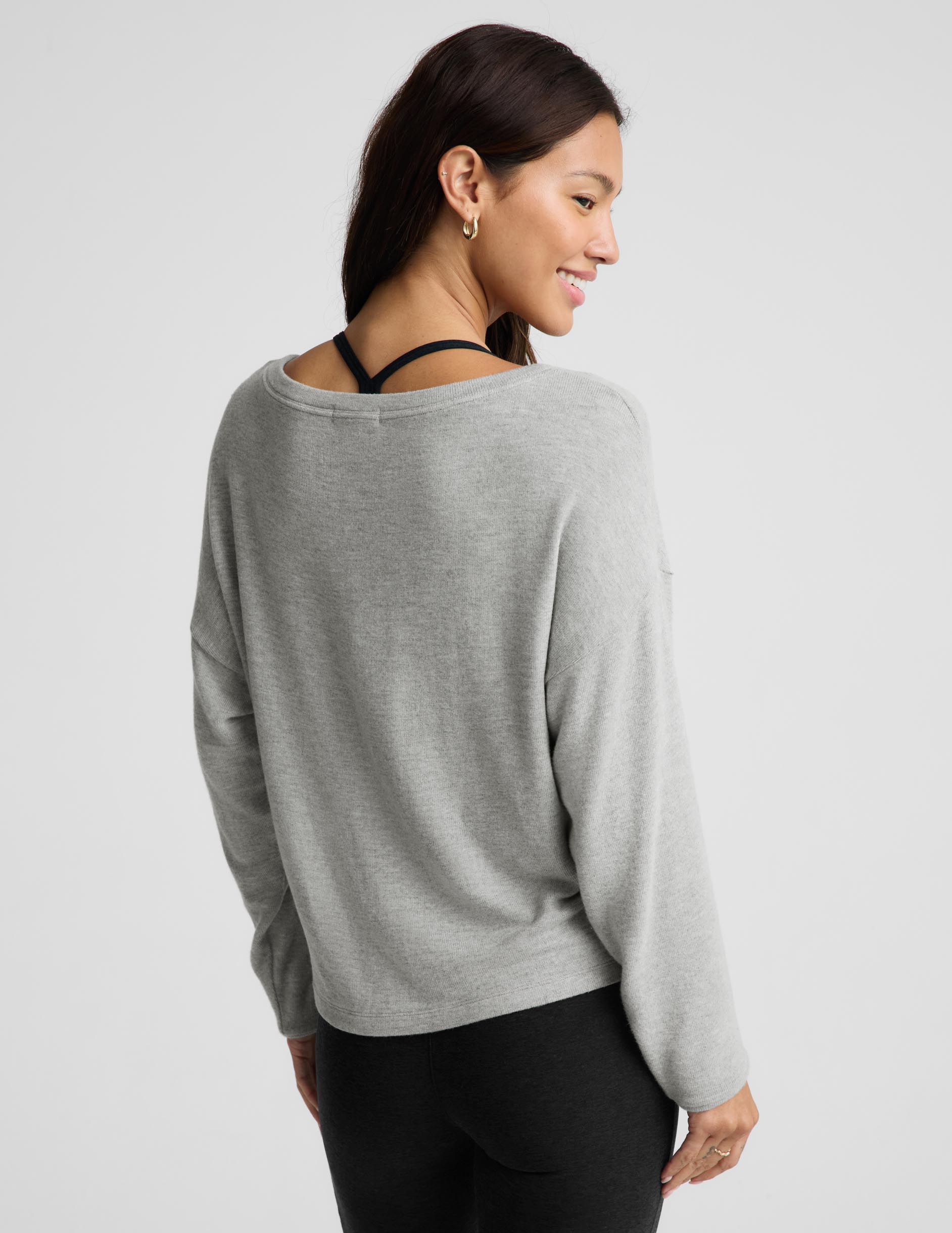 LuxeLayer Pullover - Heather Gray