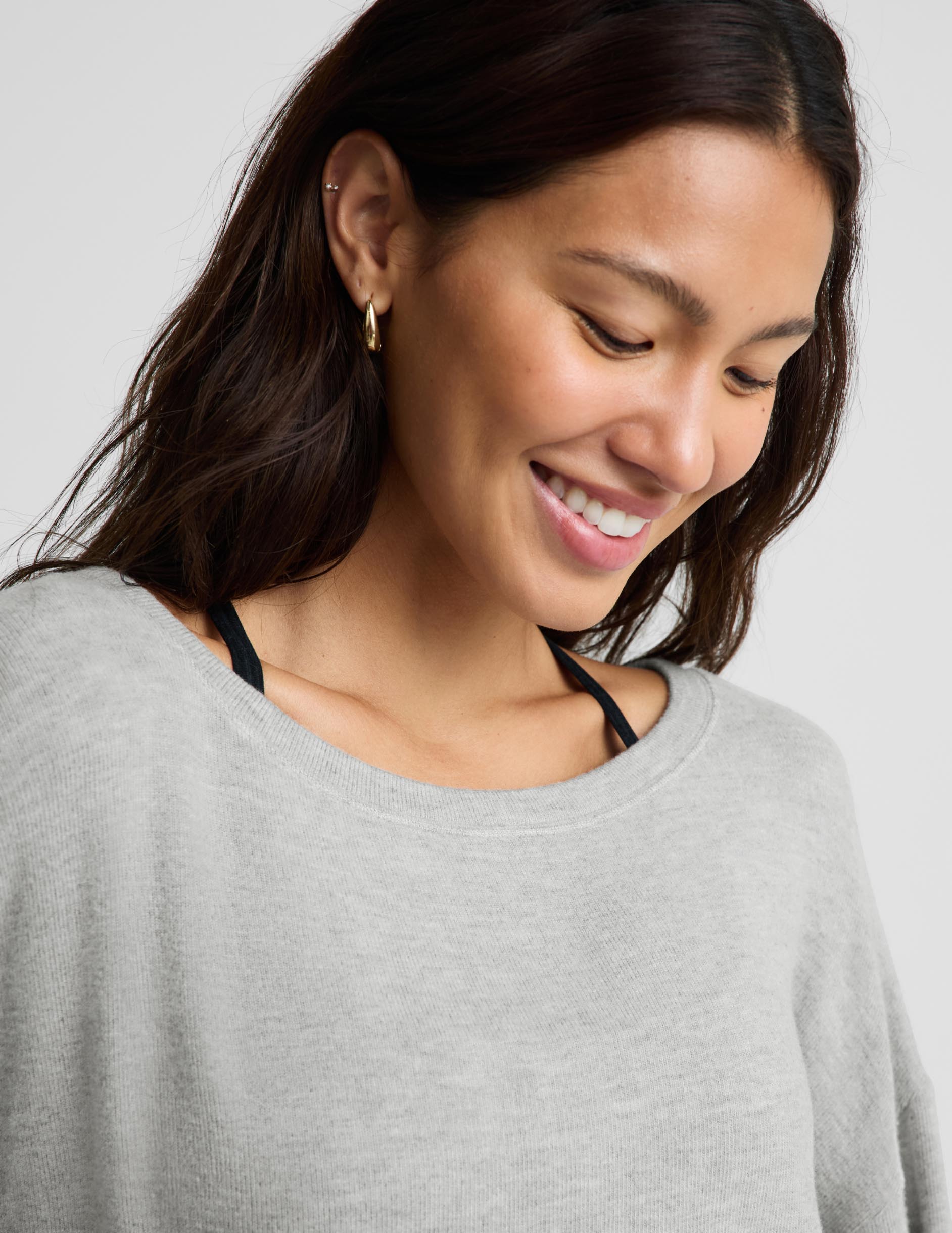 LuxeLayer Pullover - Heather Gray
