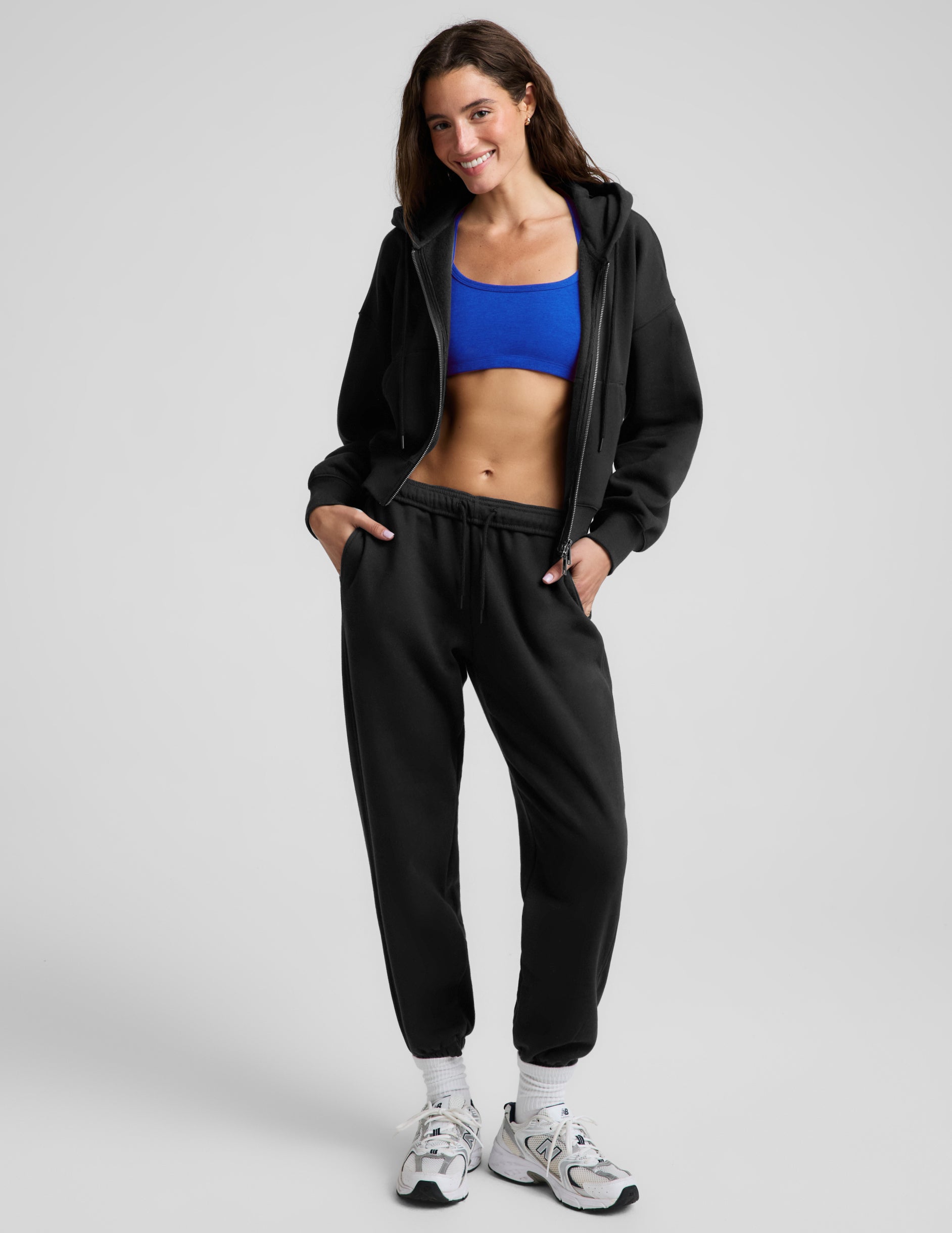 LuxeFleece 2.0™ Hooded Full-Zip Jacket - Black