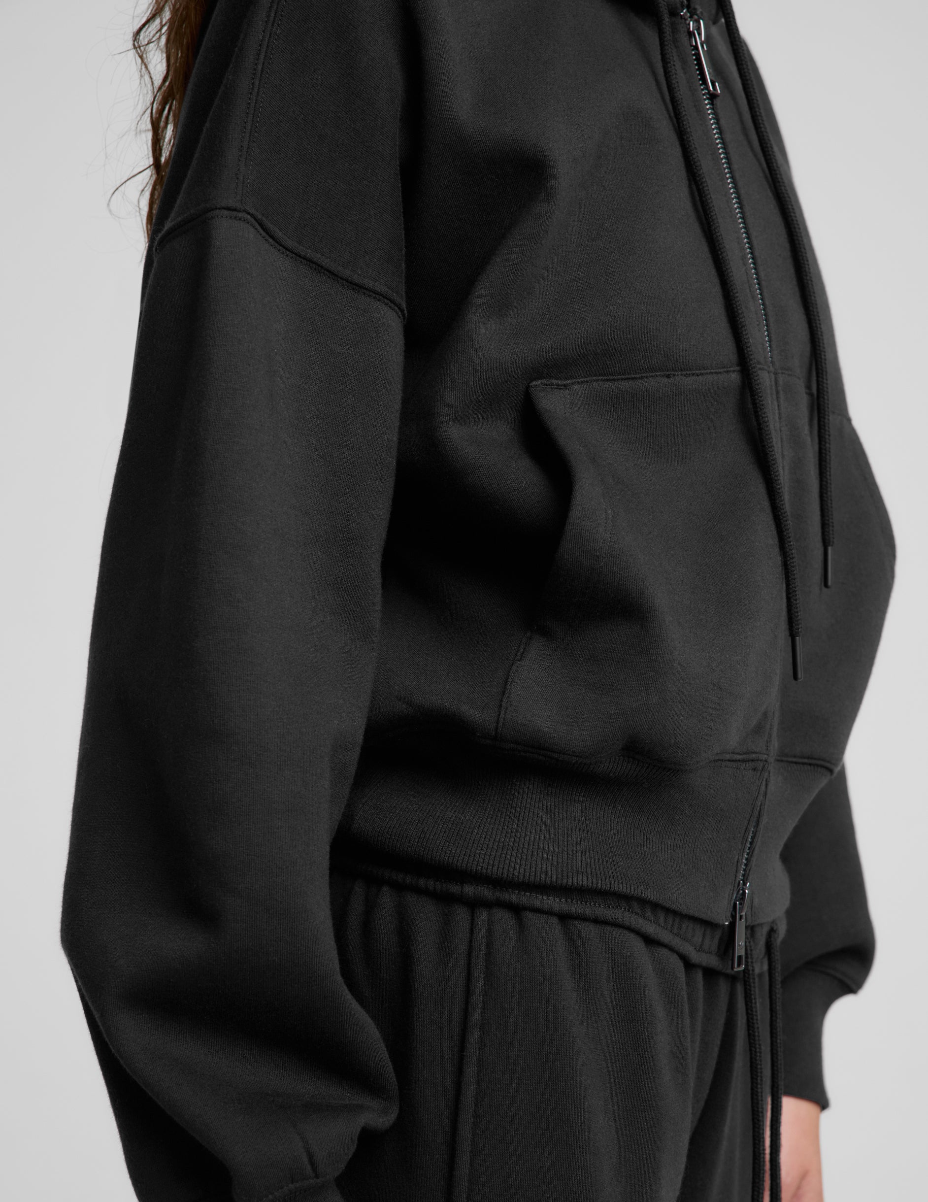 LuxeFleece 2.0™ Hooded Full-Zip Jacket - Black
