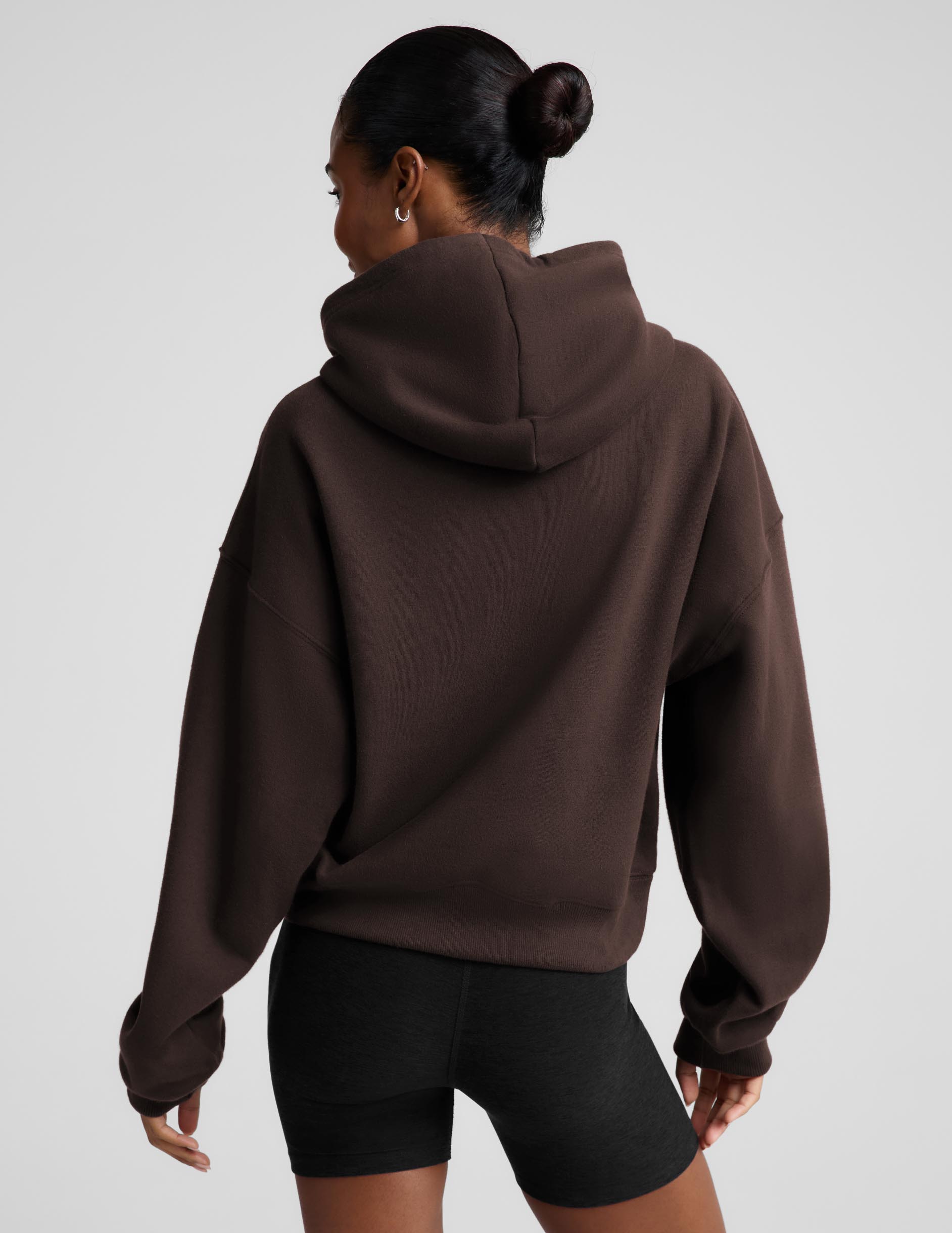 LuxeFleece 2.0 Hooded Full-Zip Jacket - Dark Chocolate