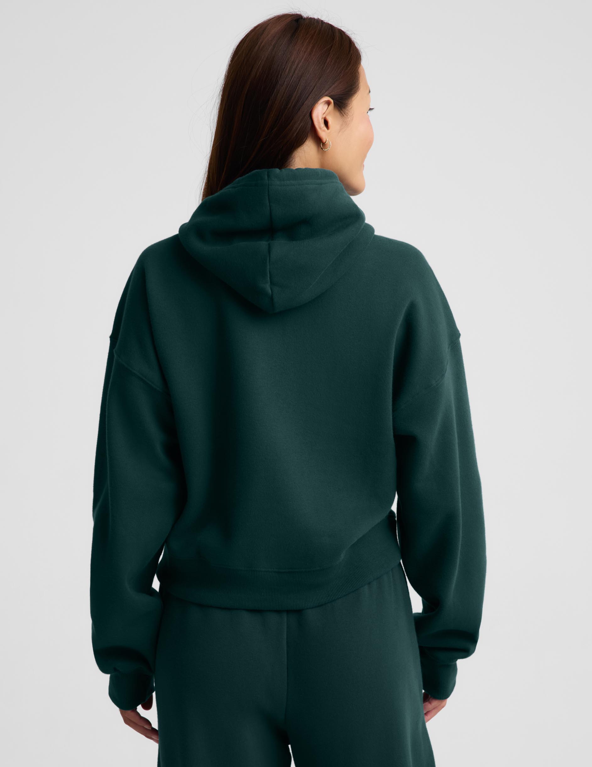 LuxeFleece 2.0™ Hooded Full-Zip Jacket - Dark Ivy