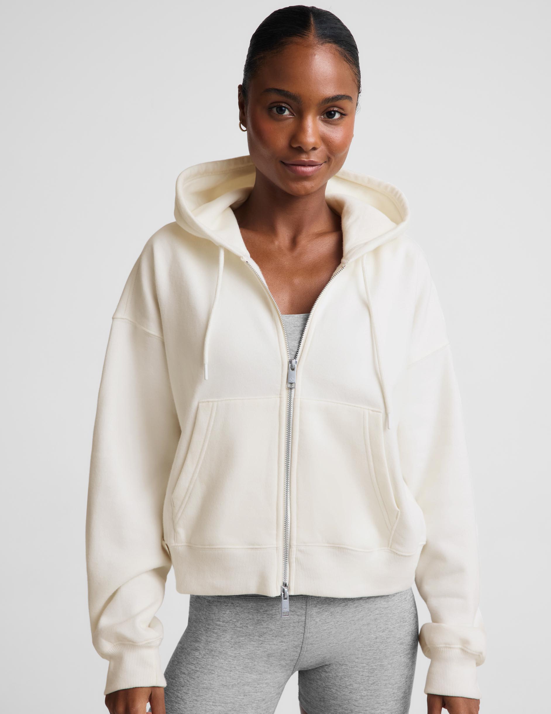 LuxeFleece 2.0 Hooded Full-Zip Jacket - Fresh Snow