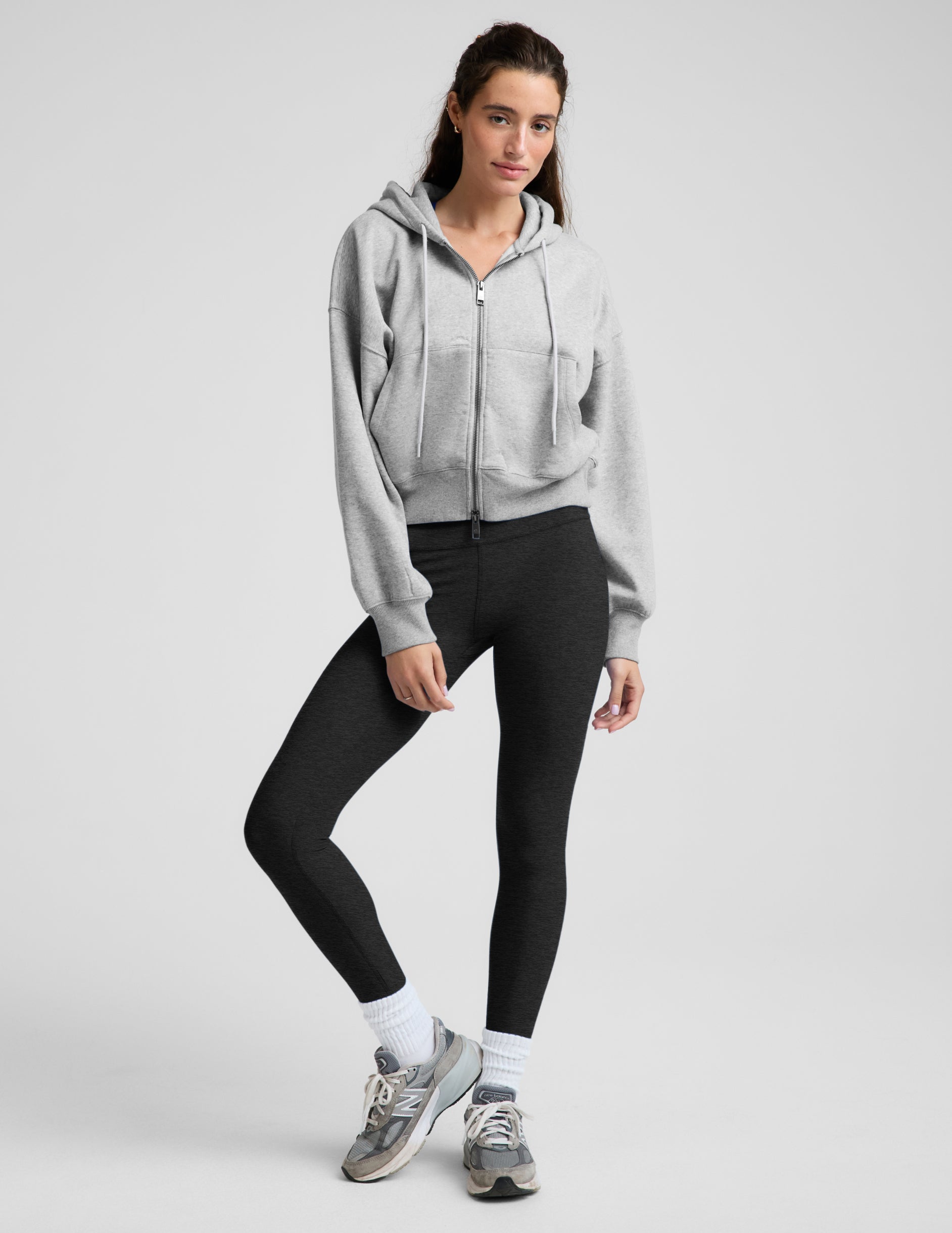 LuxeFleece 2.0™ Hooded Full-Zip Jacket - Heather Gray