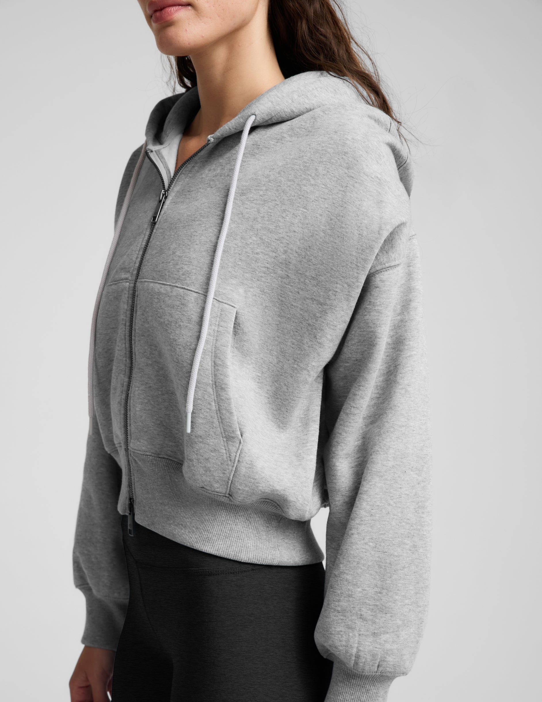 LuxeFleece 2.0™ Hooded Full-Zip Jacket - Heather Gray