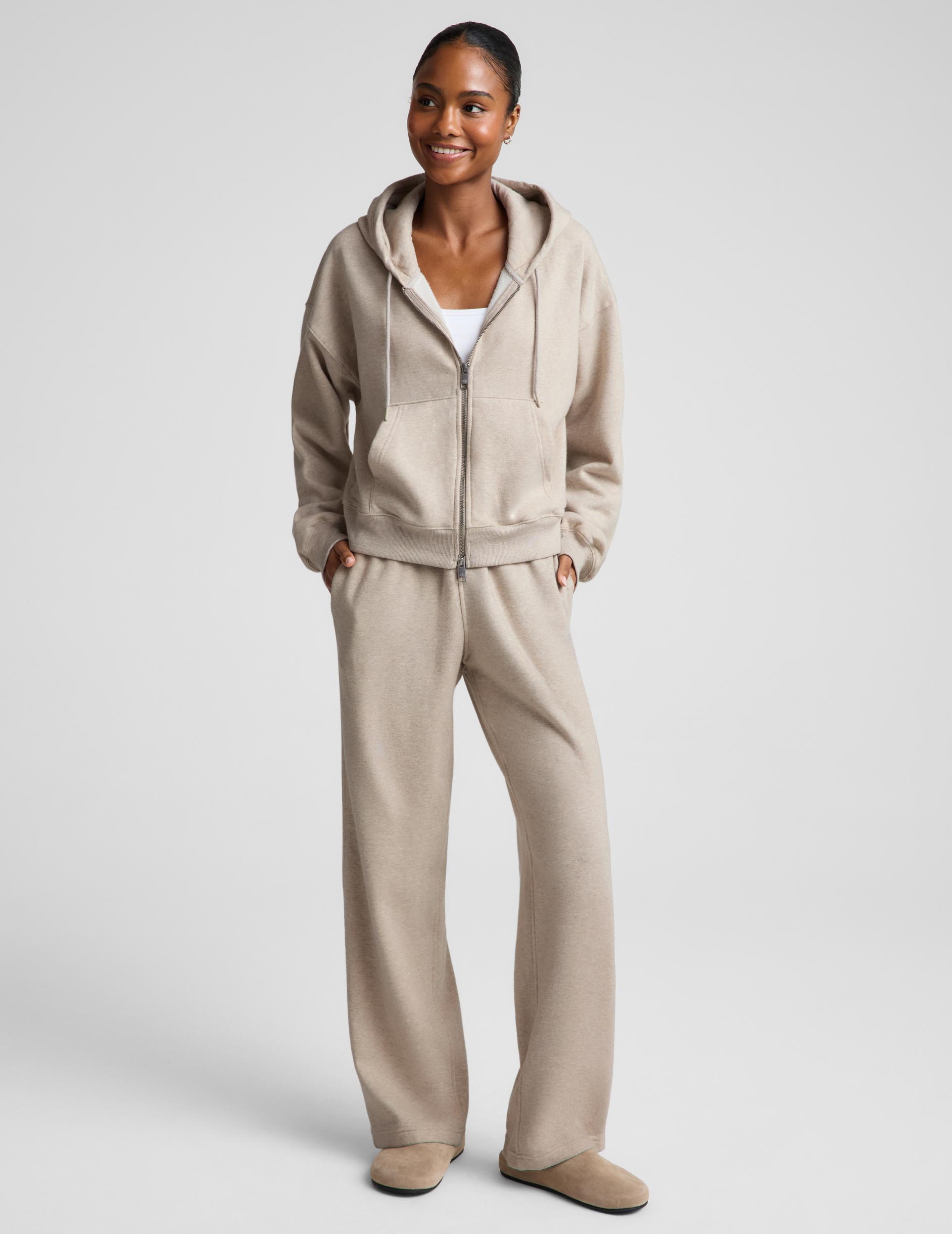 LuxeFleece 2.0™ Hooded Full-Zip Jacket - Oatmeal Heather