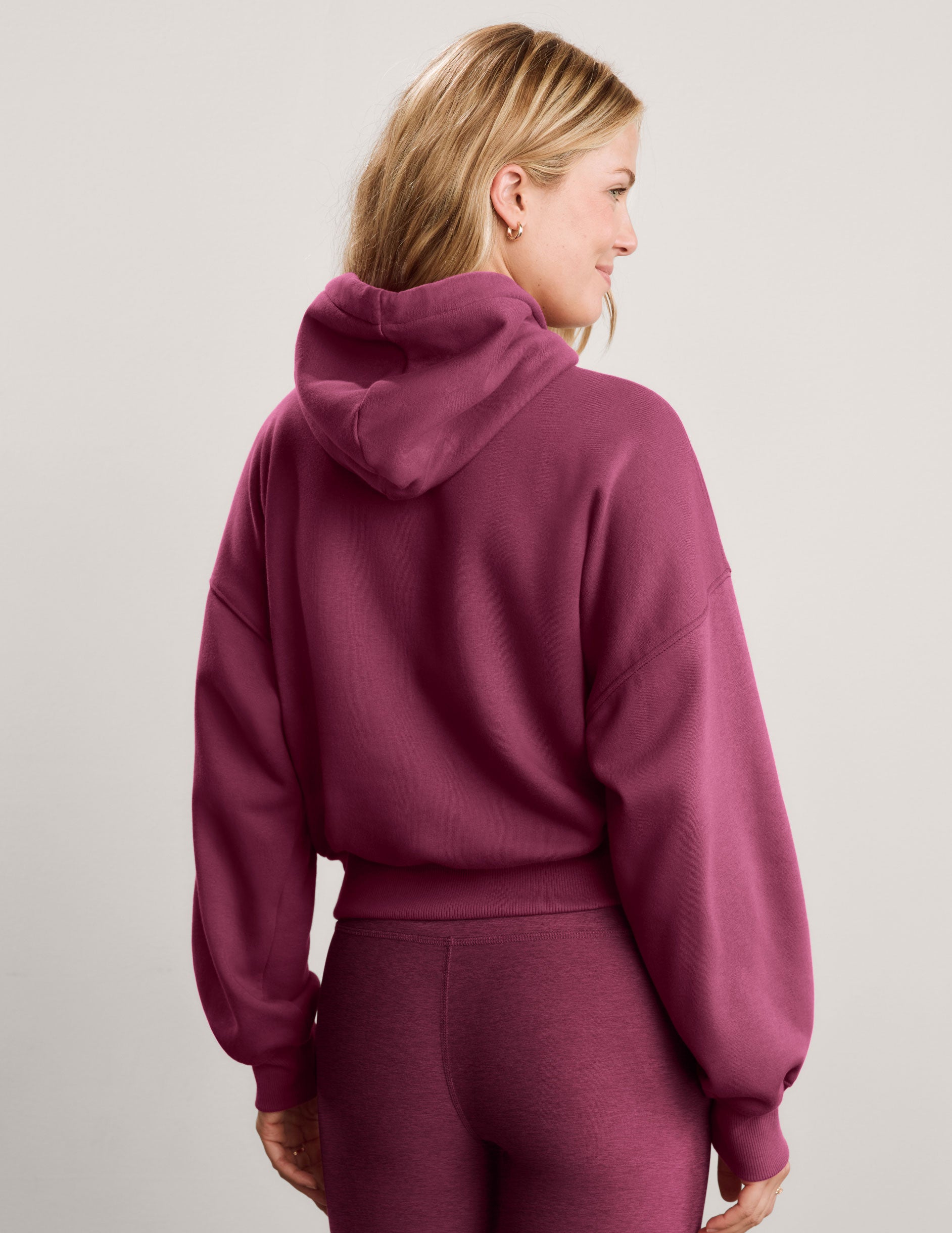 LuxeFleece 2.0™ Hooded Full-Zip Jacket - Pomegranate
