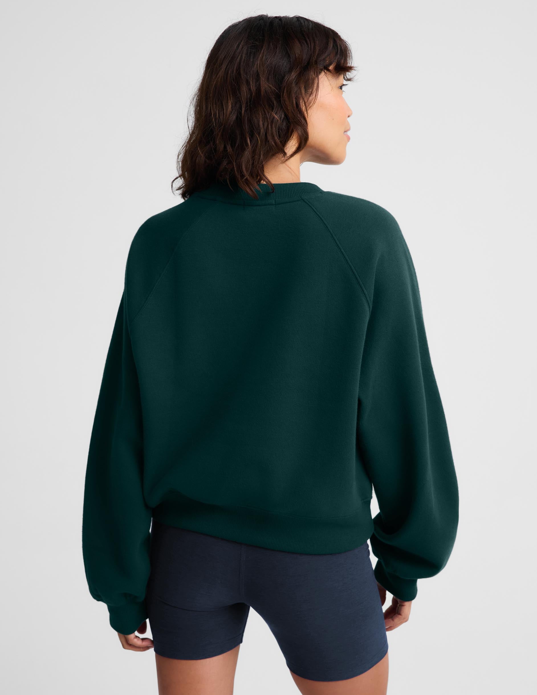 LuxeFleece 2.0™ Raglan Crewneck - Dark Ivy