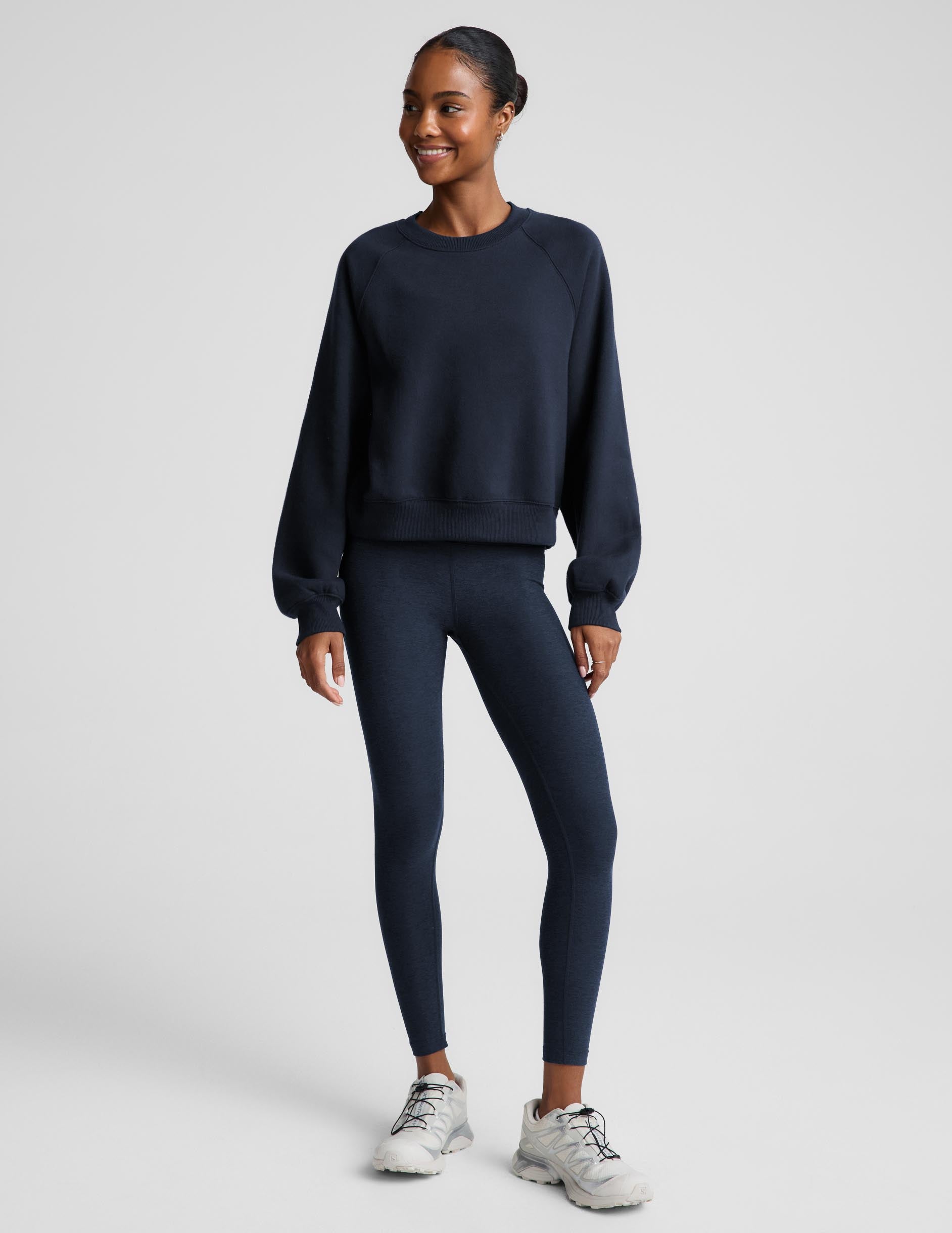 LuxeFleece 2.0™ Raglan Crewneck - Nocturnal Navy