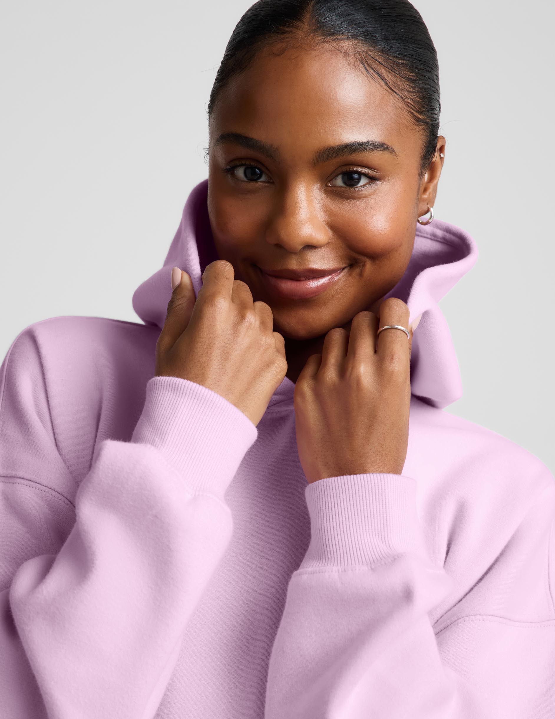 LuxeFleece 2.0™ Hoodie - Lavender Cream