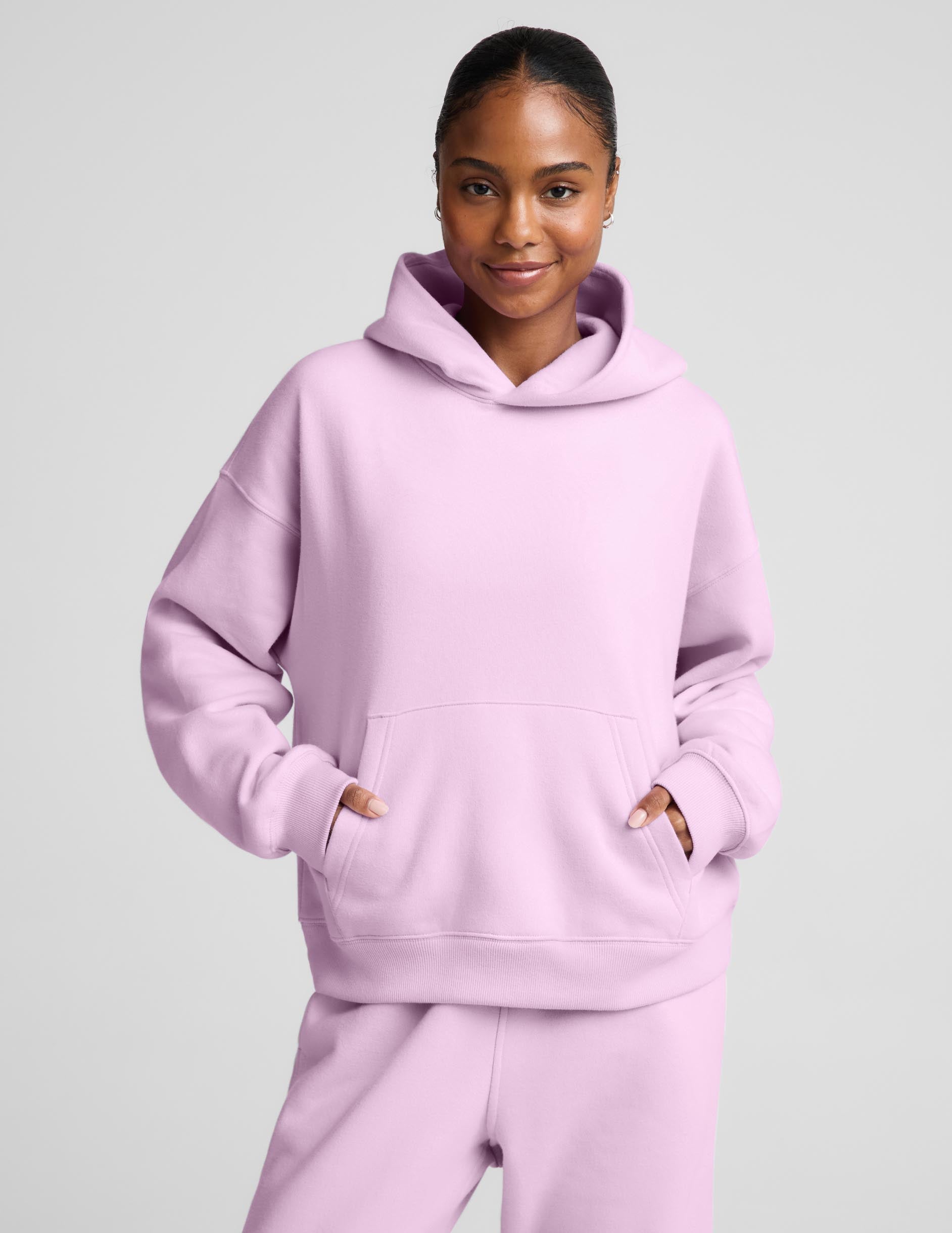 LuxeFleece 2.0™ Hoodie - Lavender Cream