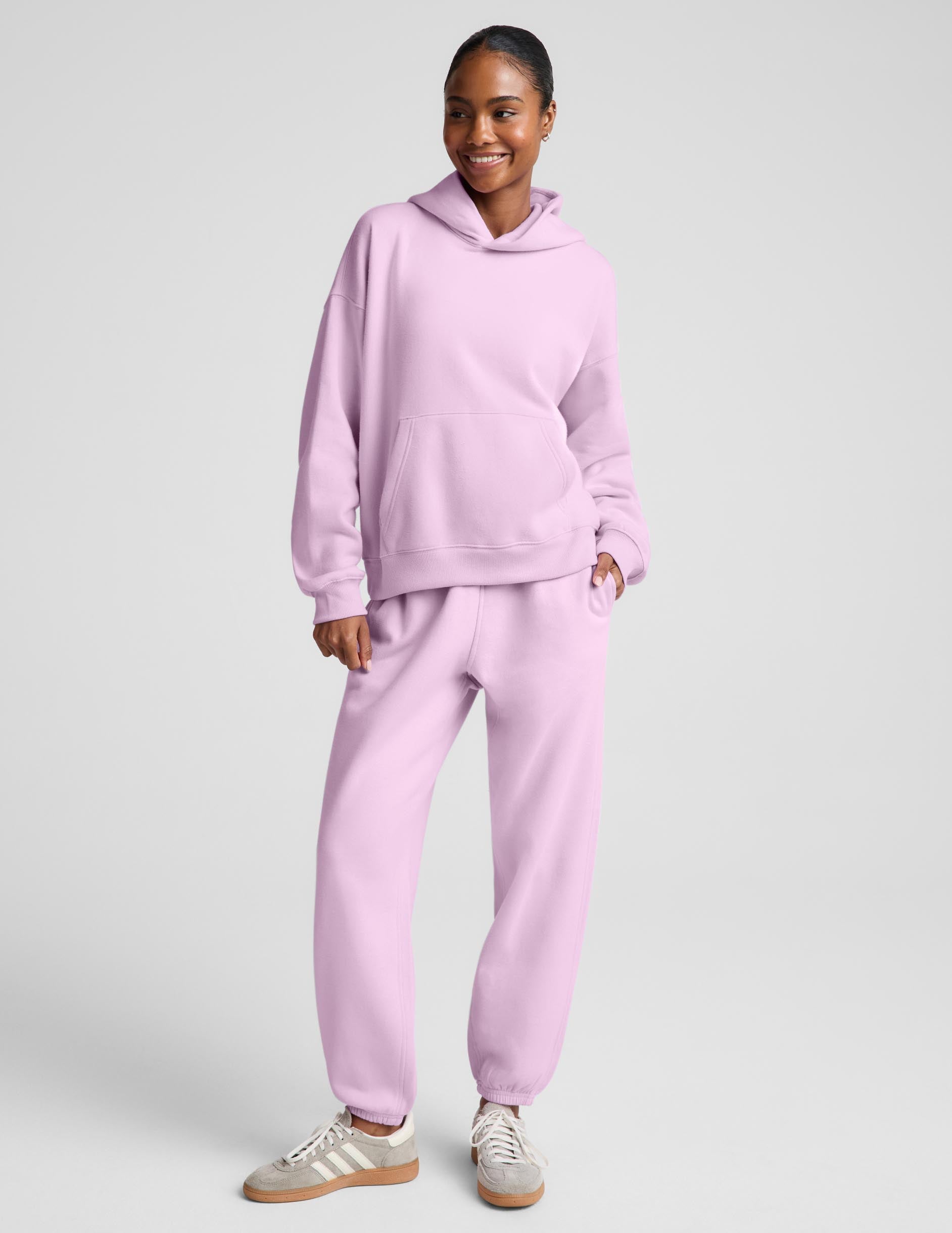 LuxeFleece 2.0™ Hoodie - Lavender Cream