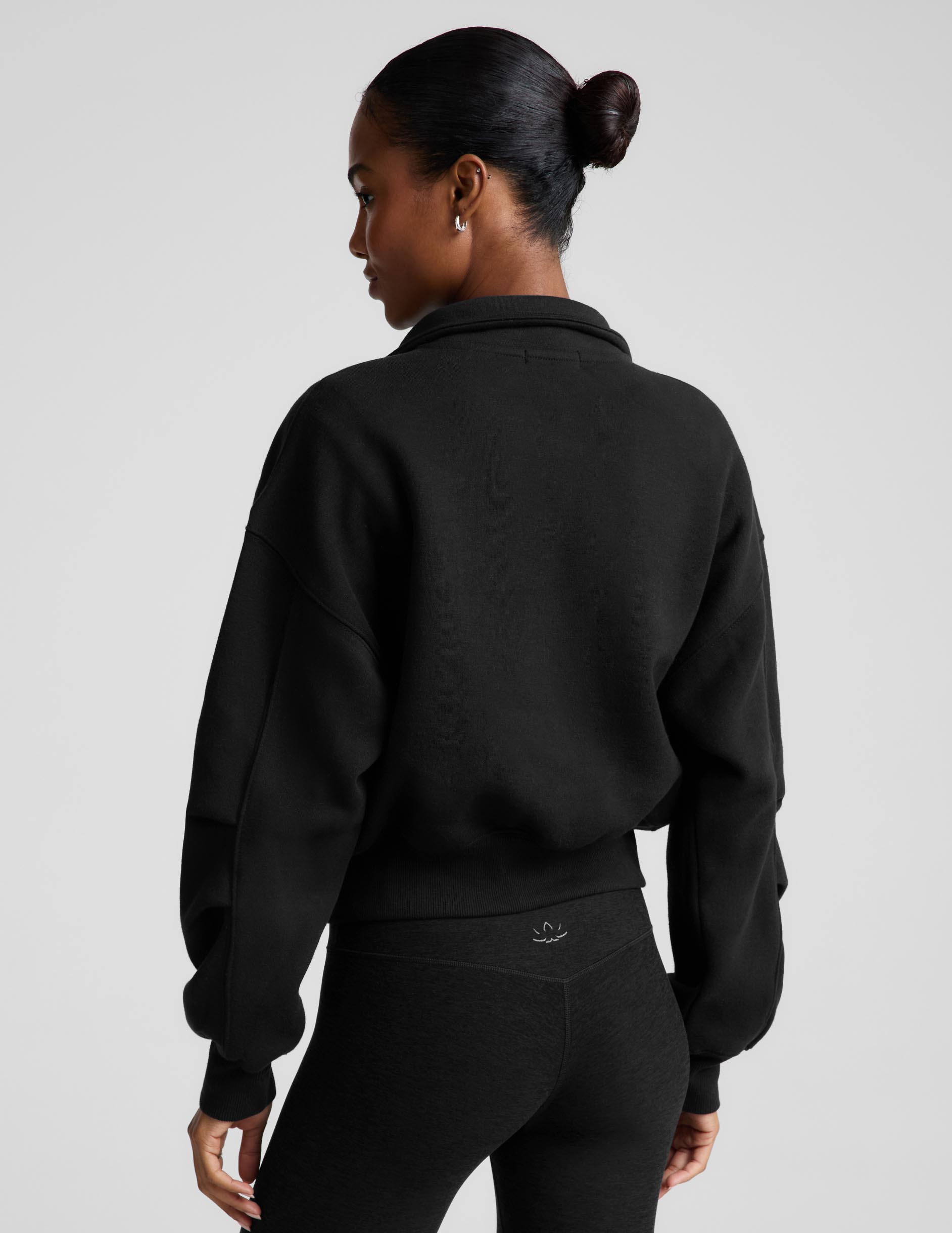 LuxeFleece 2.0™ Double Zip Jacket - Black