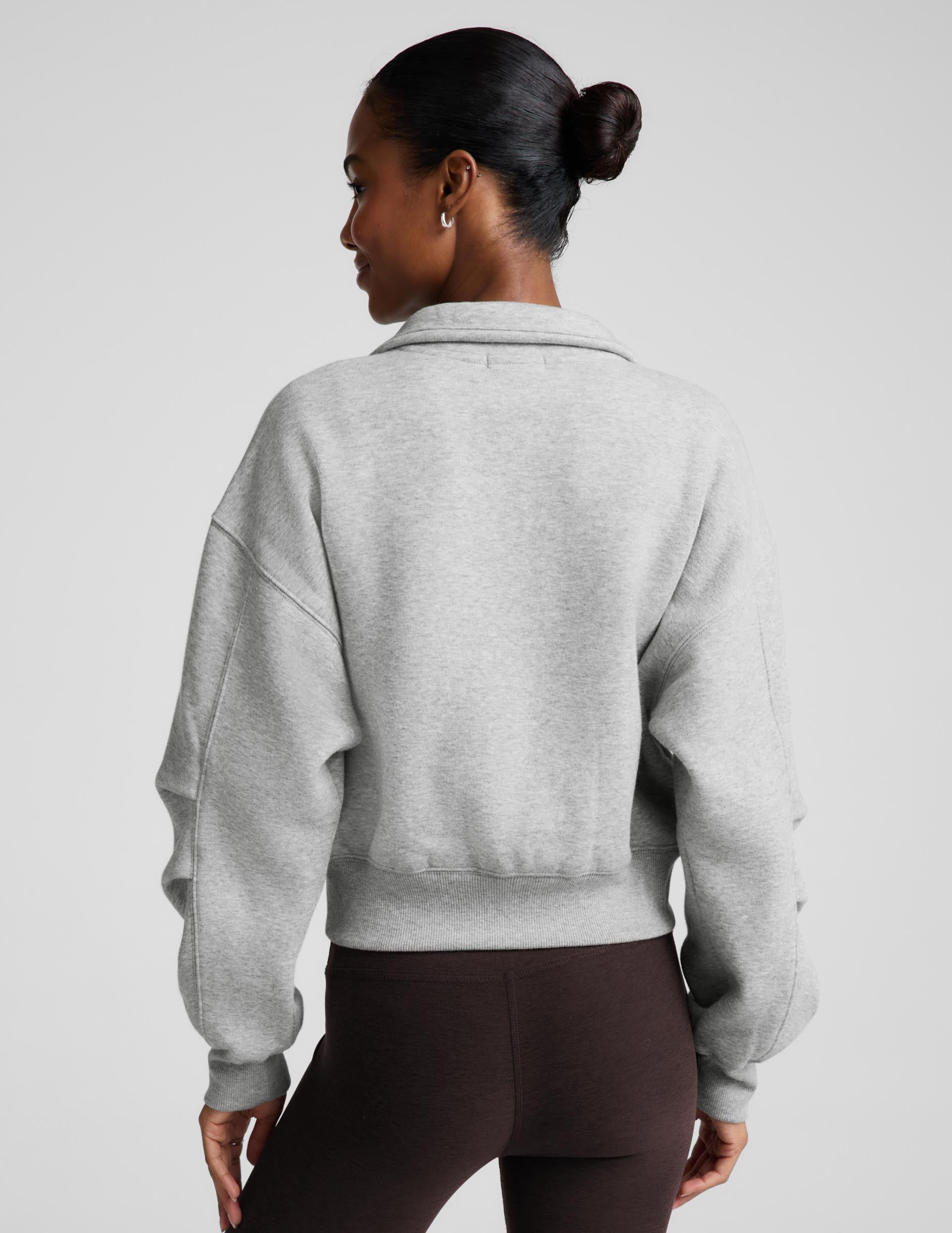LuxeFleece 2.0™ Double Zip Jacket - Heather Gray