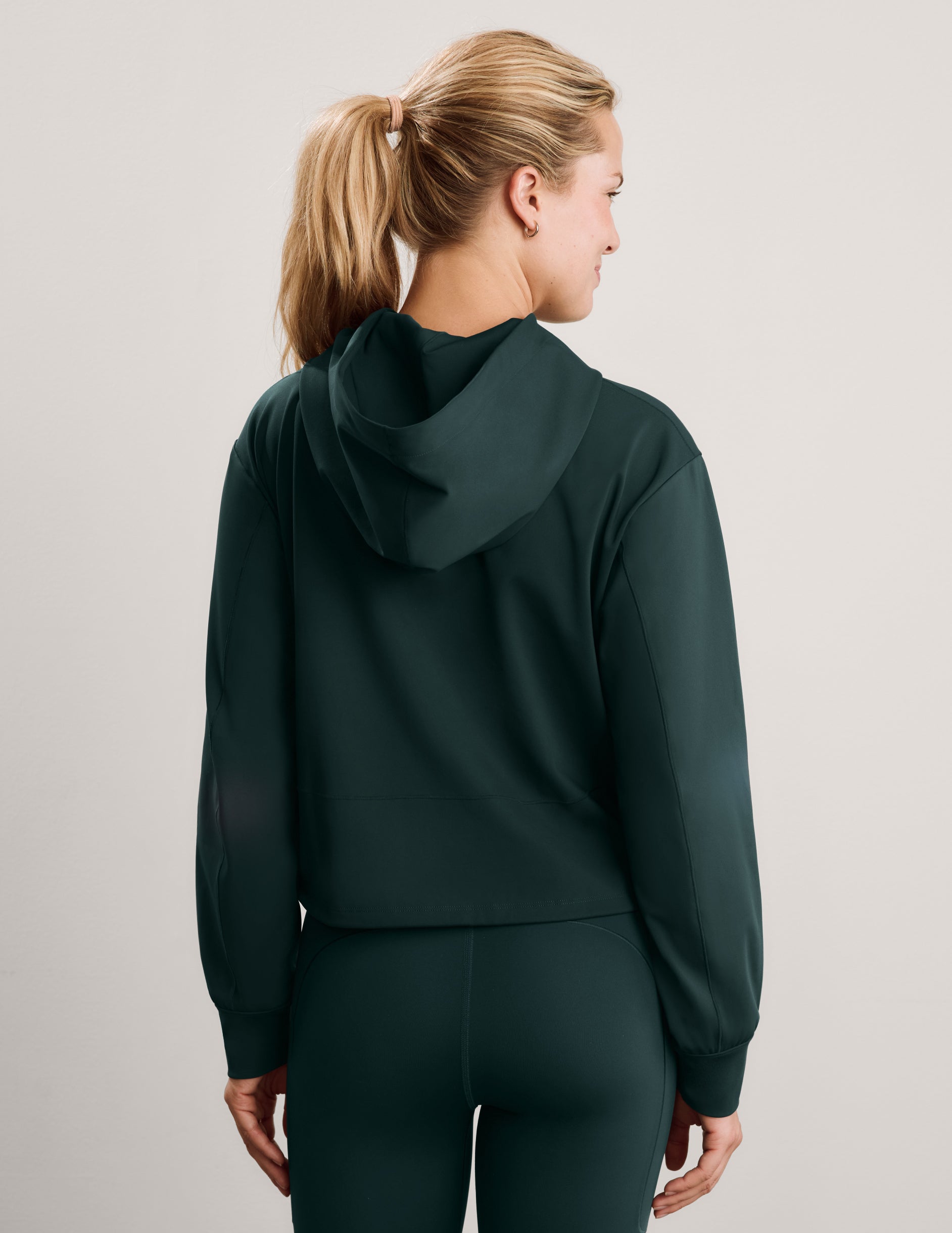 Pacer Fleece-Backed Hoodie - Dark Ivy