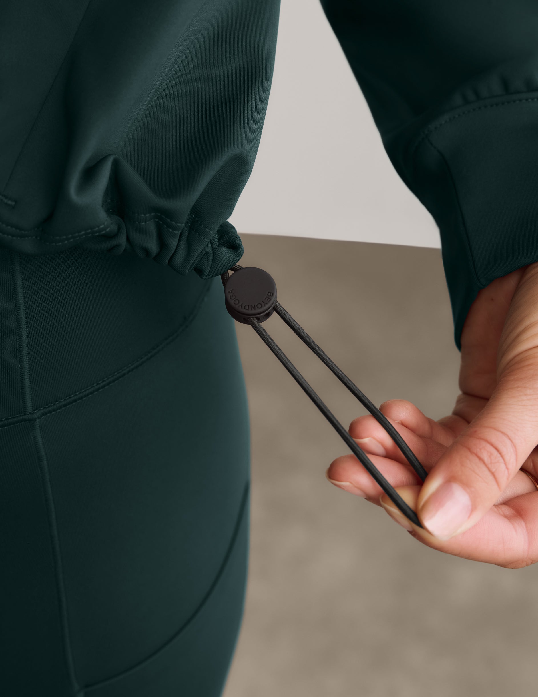 Pacer Fleece-Backed Hoodie - Dark Ivy
