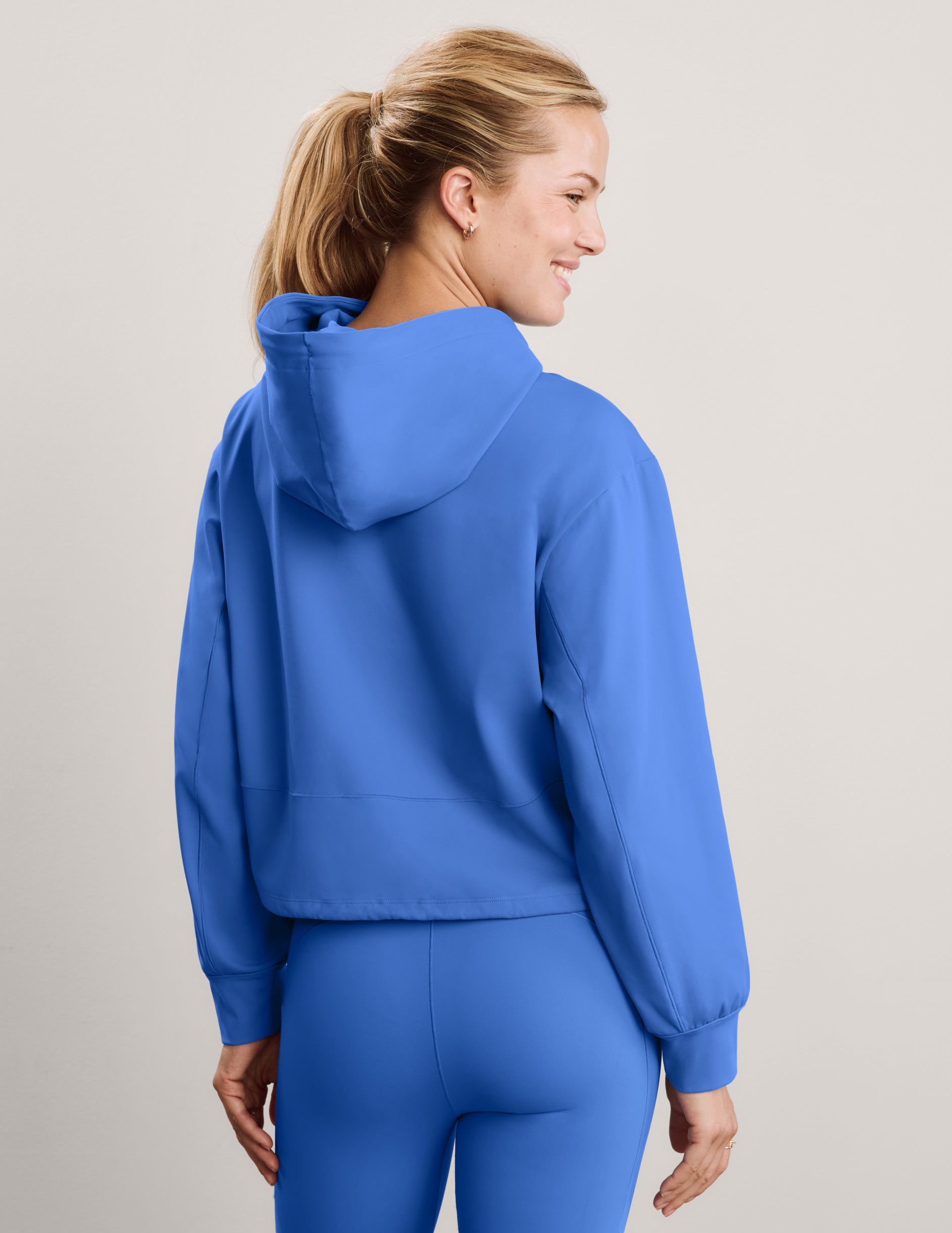 Pacer Fleece-Backed Hoodie - Mineral Blue