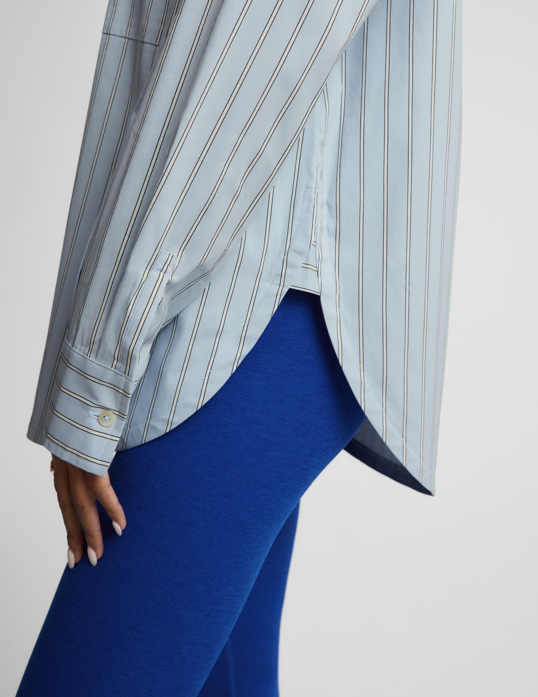 Forever Favorite Button Down - Cloud Drift Stripe