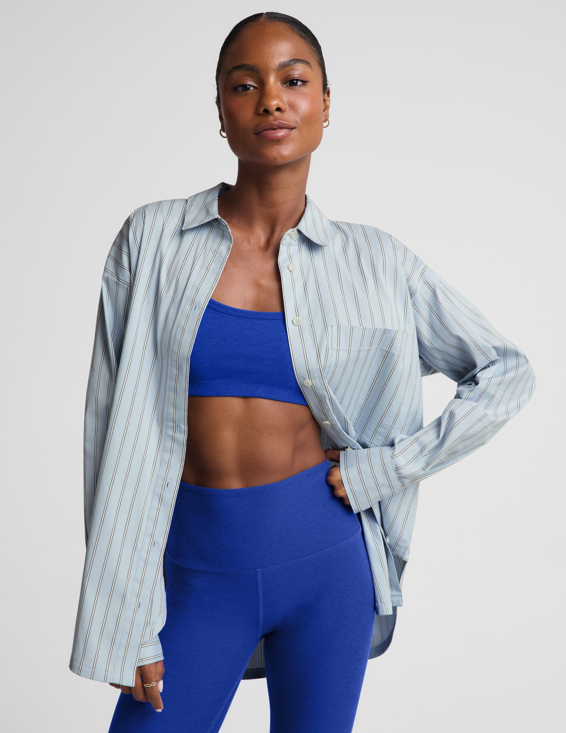 Forever Favorite Button Down - Cloud Drift Stripe