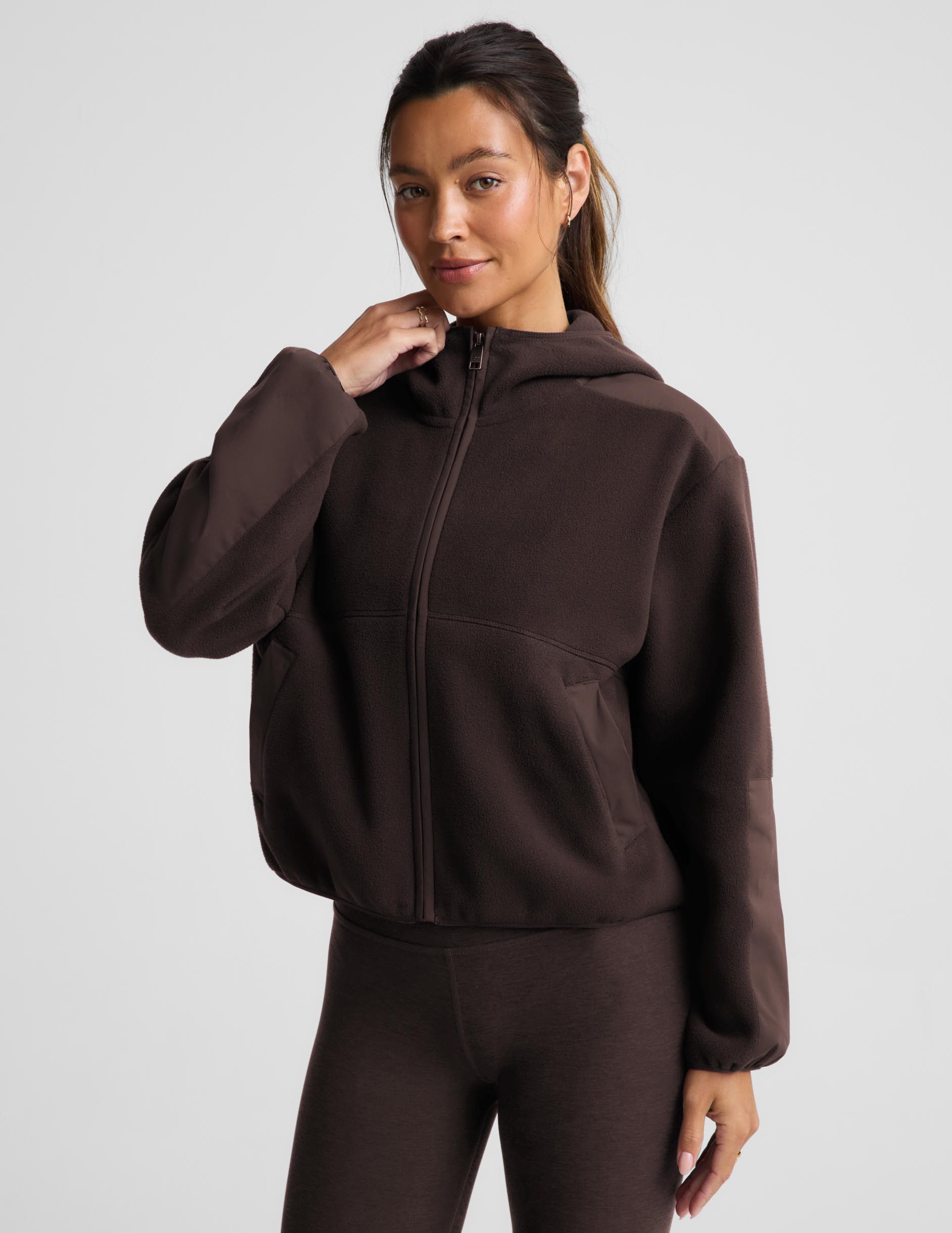 PolarFlex Fleece Jacket - Dark Chocolate
