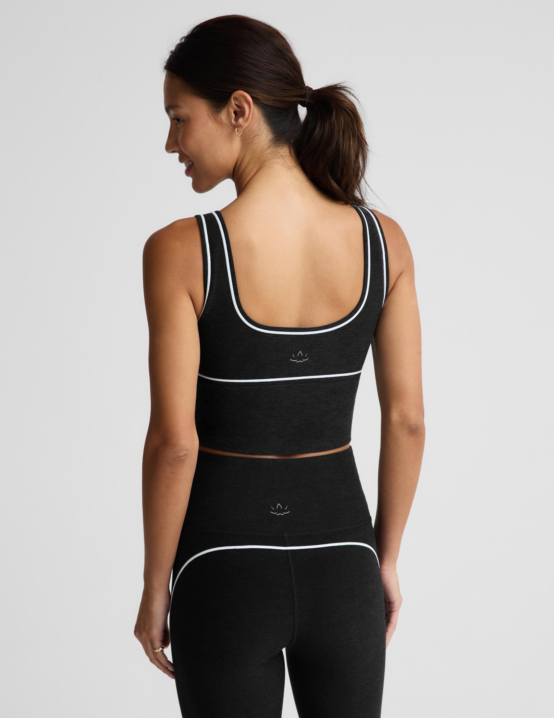 Spacedye™ Dynamic Cropped Tank - Darkest Night