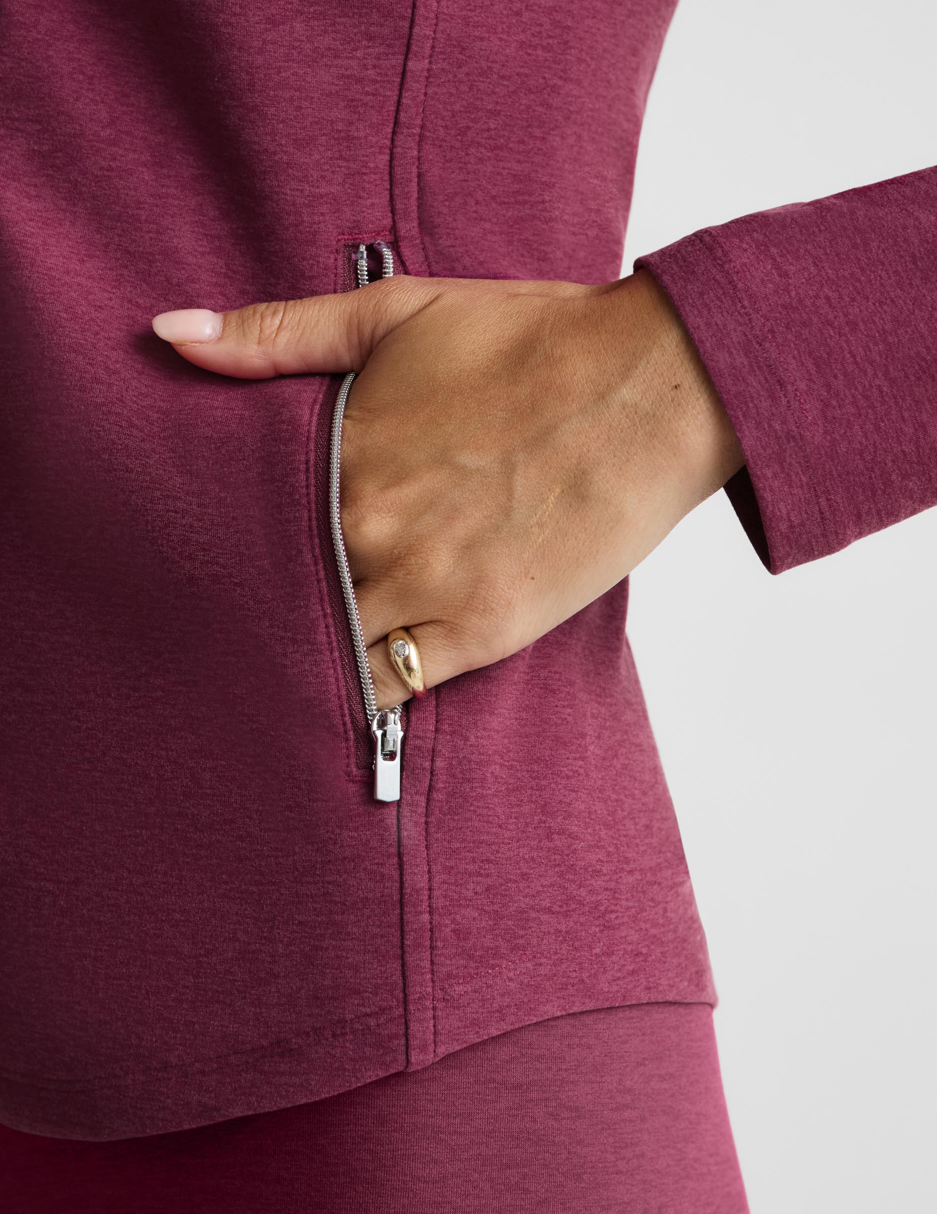Spacedye™ High Definition Long Jacket - Pomegranate Heather