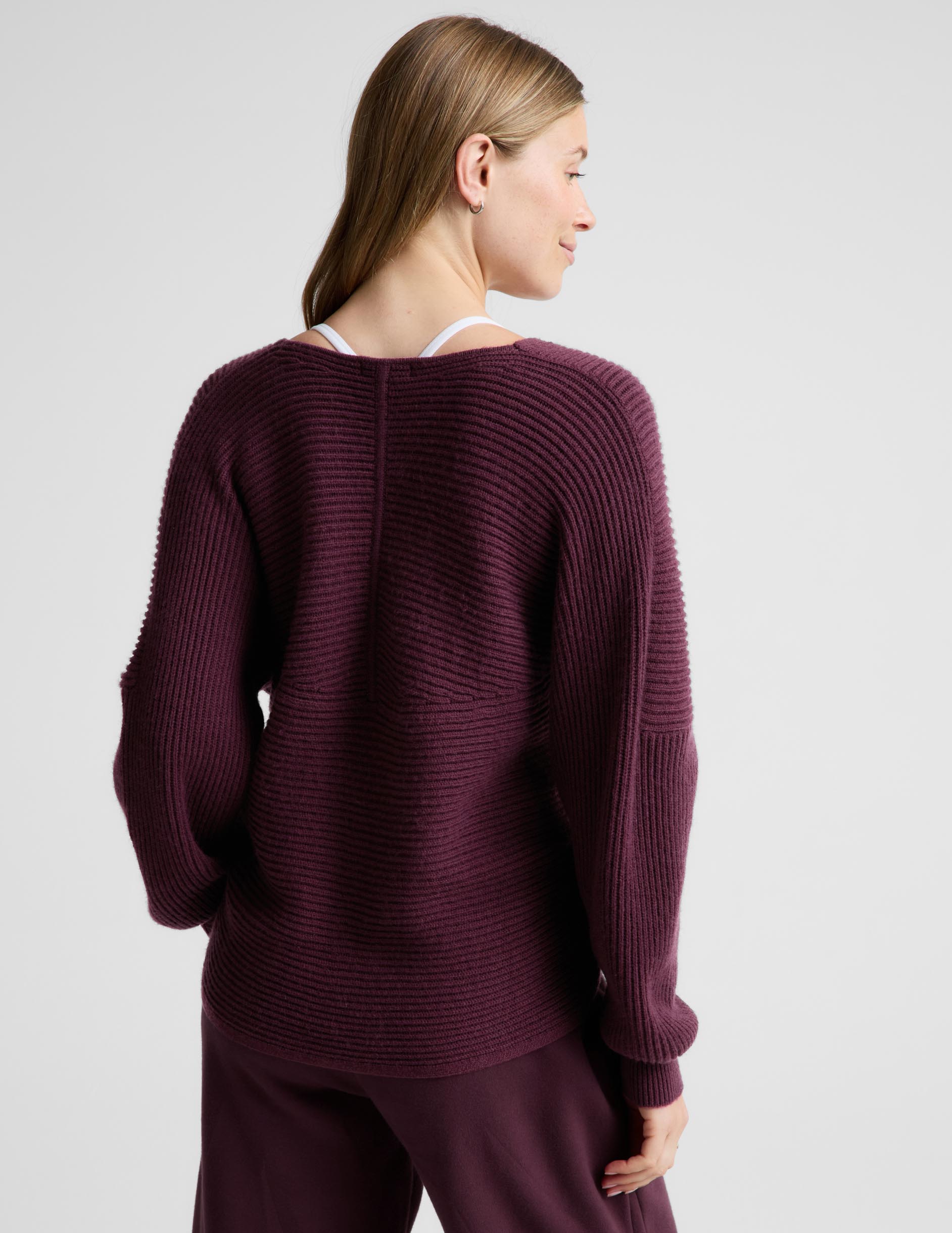 That's A Wrap Pullover - Cabernet