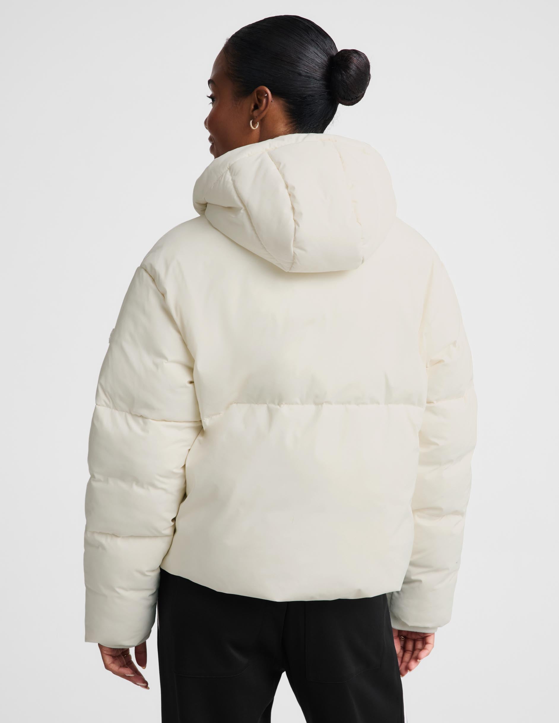 Up For It Puff Matte Jacket - Sea Salt