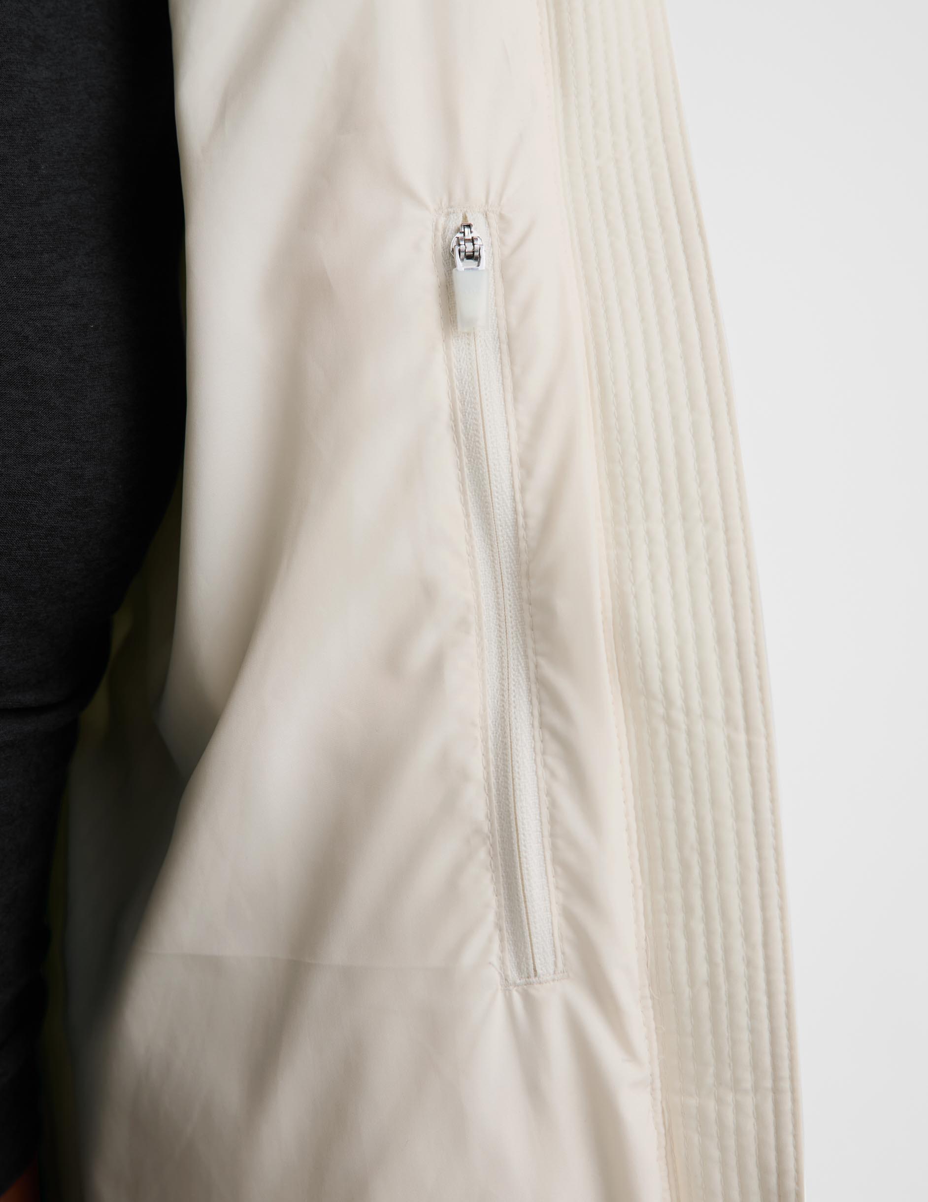 Up For It Puff Matte Jacket - Sea Salt