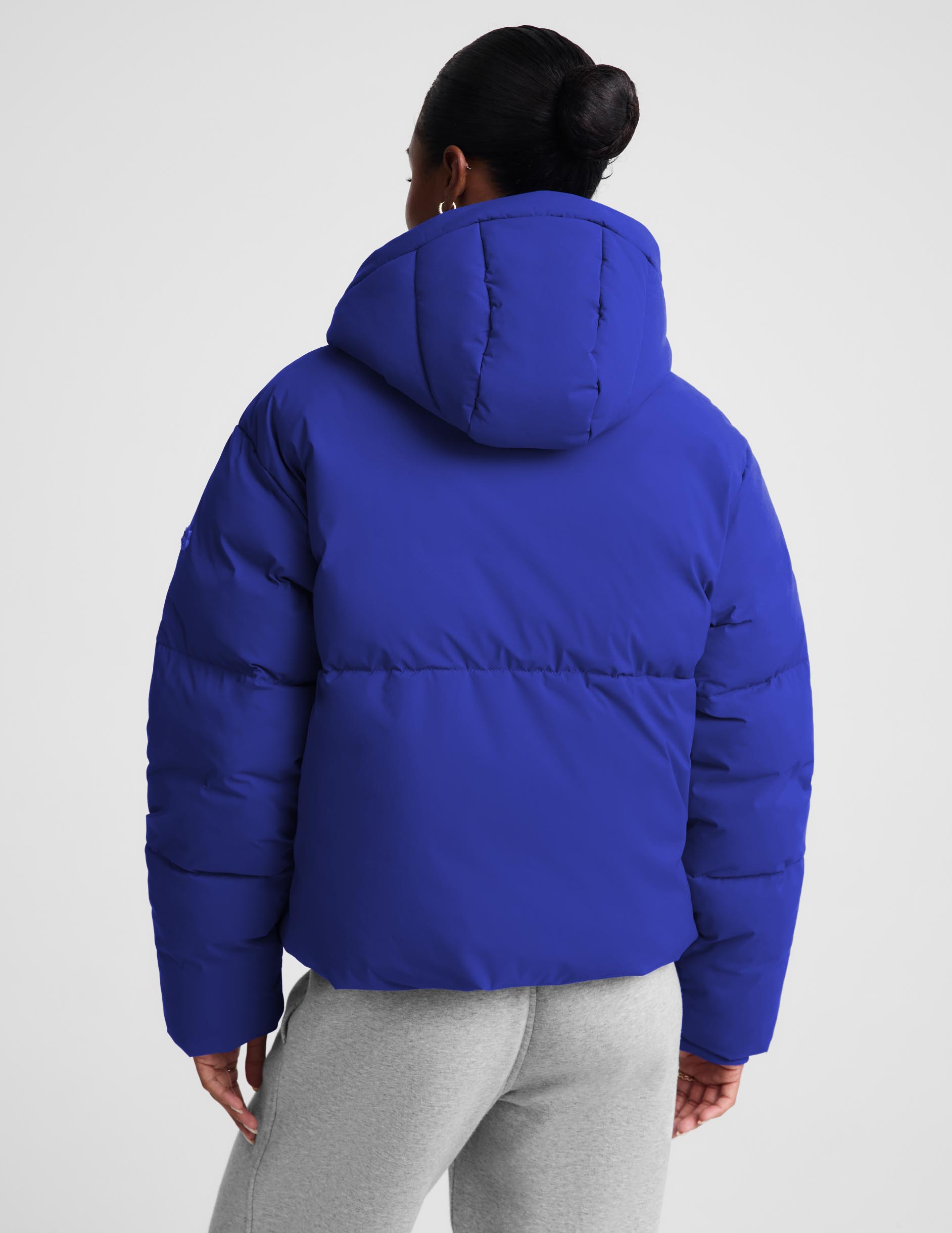 Up For It Puff Matte Jacket - Ultra Blue