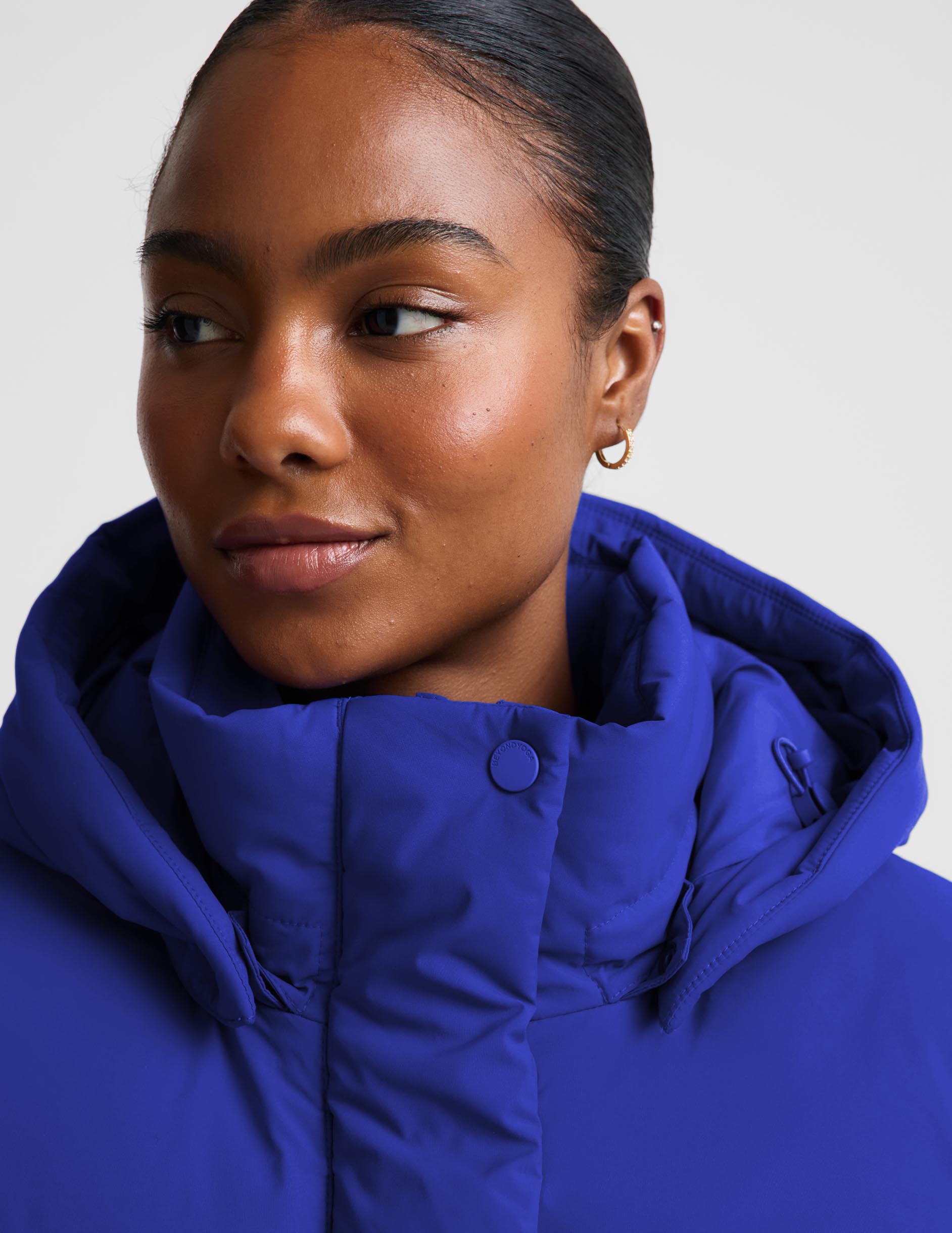 Up For It Puff Matte Jacket - Ultra Blue
