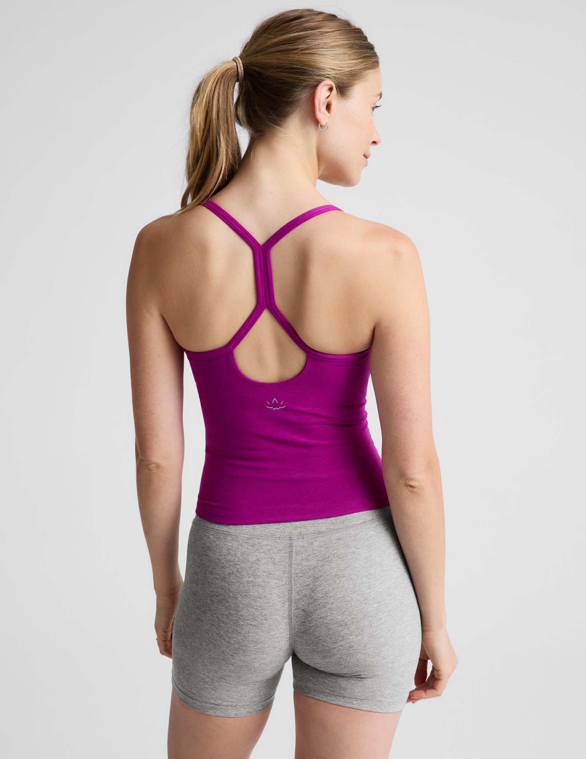 Spacedye™ Slim Racerback Midway Tank - Berry Bliss Heather