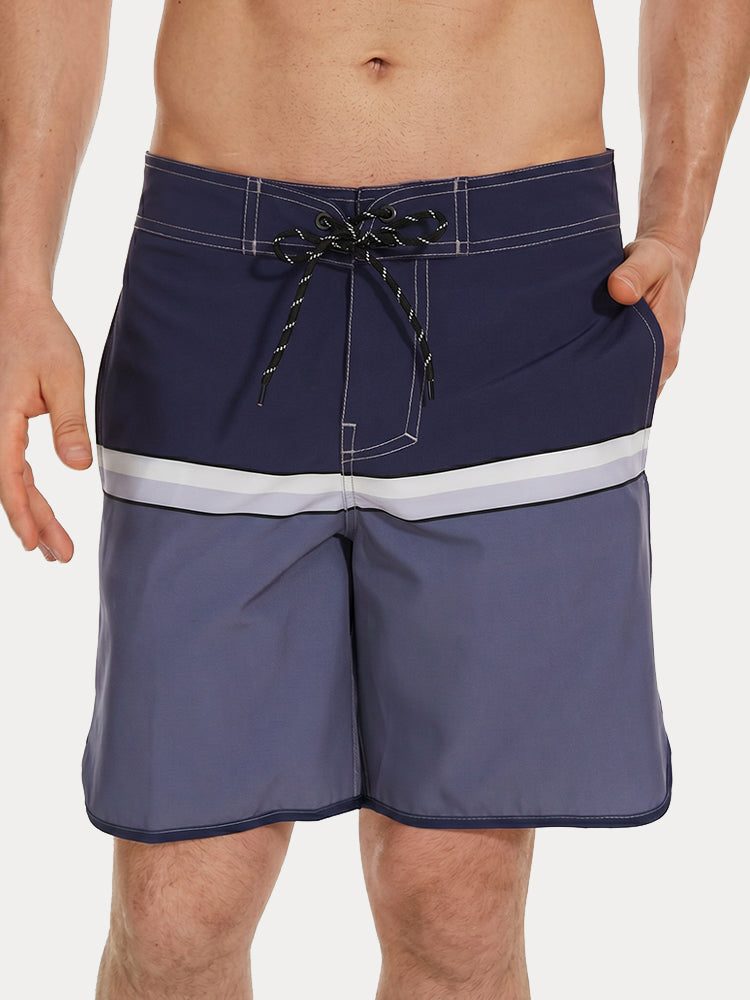 Men's Quick-Dry Multi-Pocket Printed Swim Trunks - PAT3