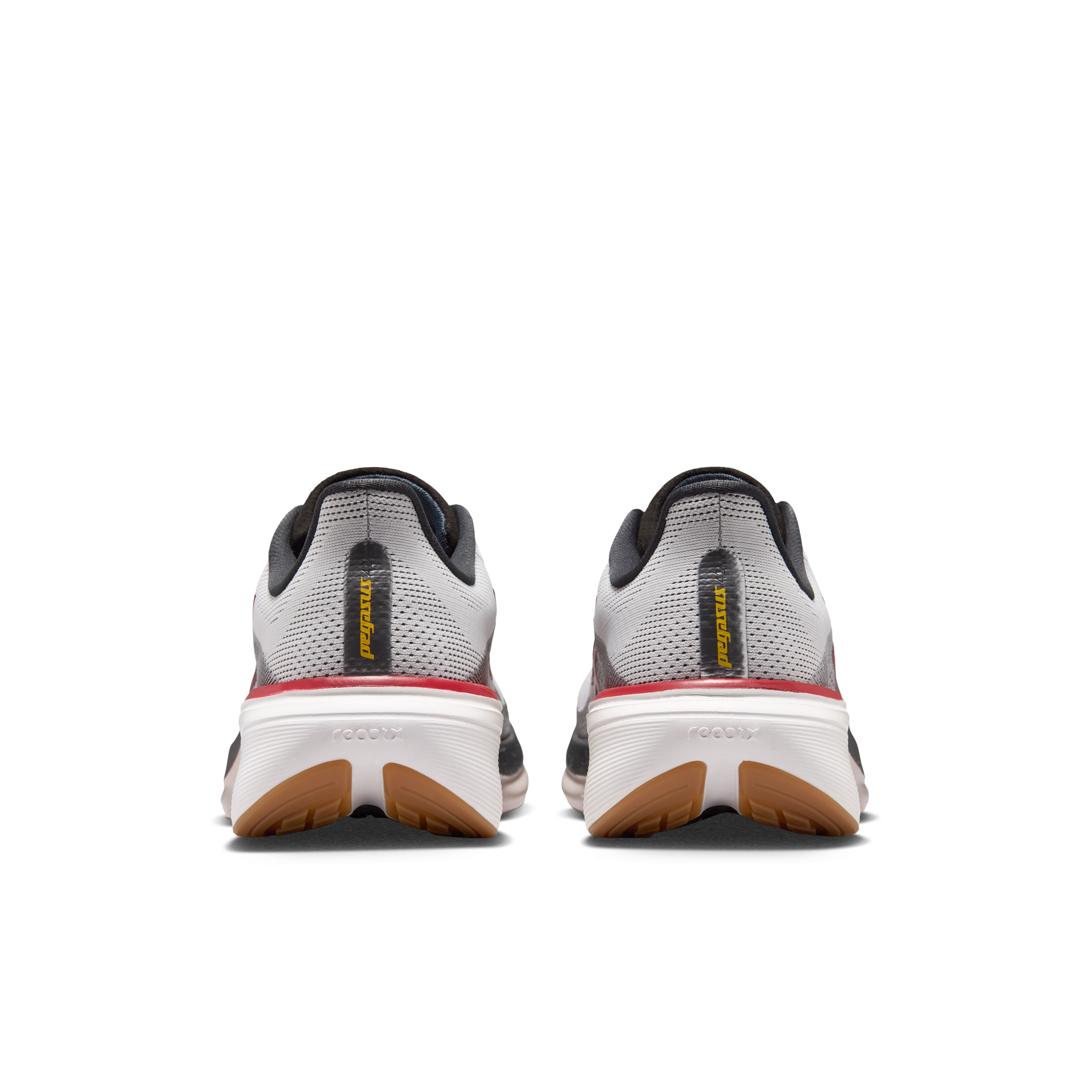 Nike Pegasus 42 Men's Road Running Shoes — Summit White/Off Noir/Light Iron Ore/Fusion Red — Regular