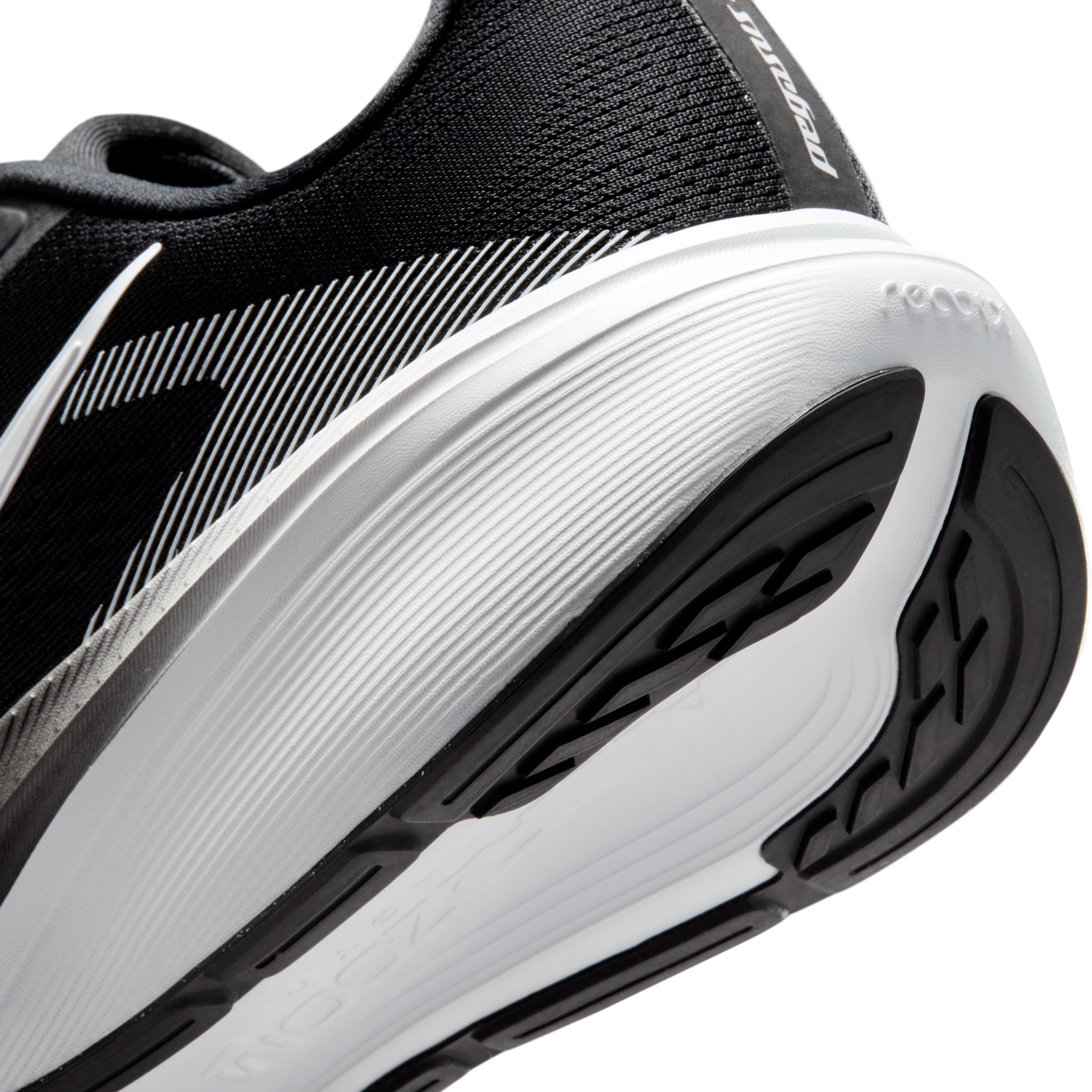 Nike Pegasus 42 Men's Road Running Shoes (Wide) — Black/Photon Dust/White — Wide