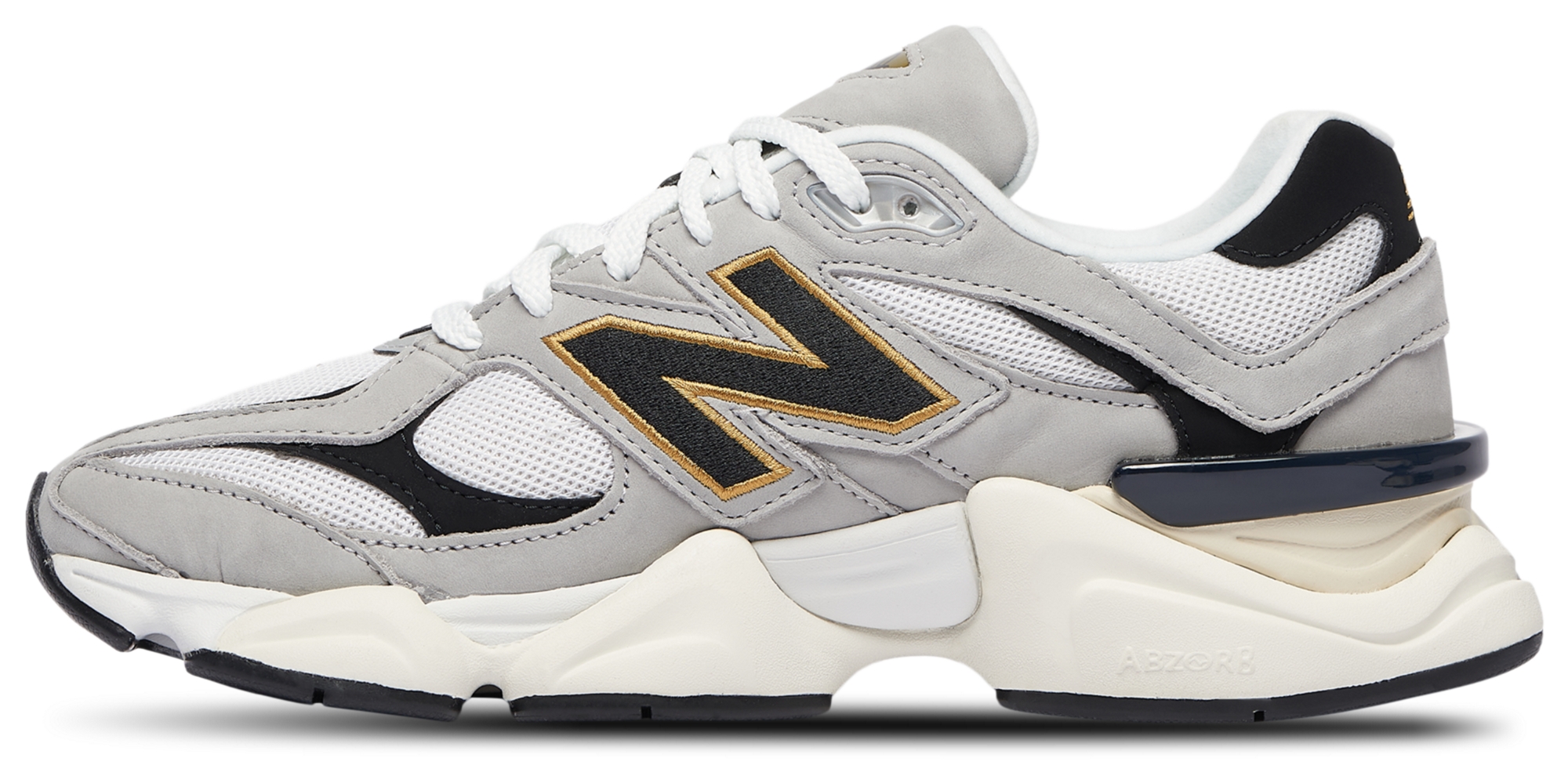 New Balance 9060 - Grey/Black/Gold - U90601TS - View 2