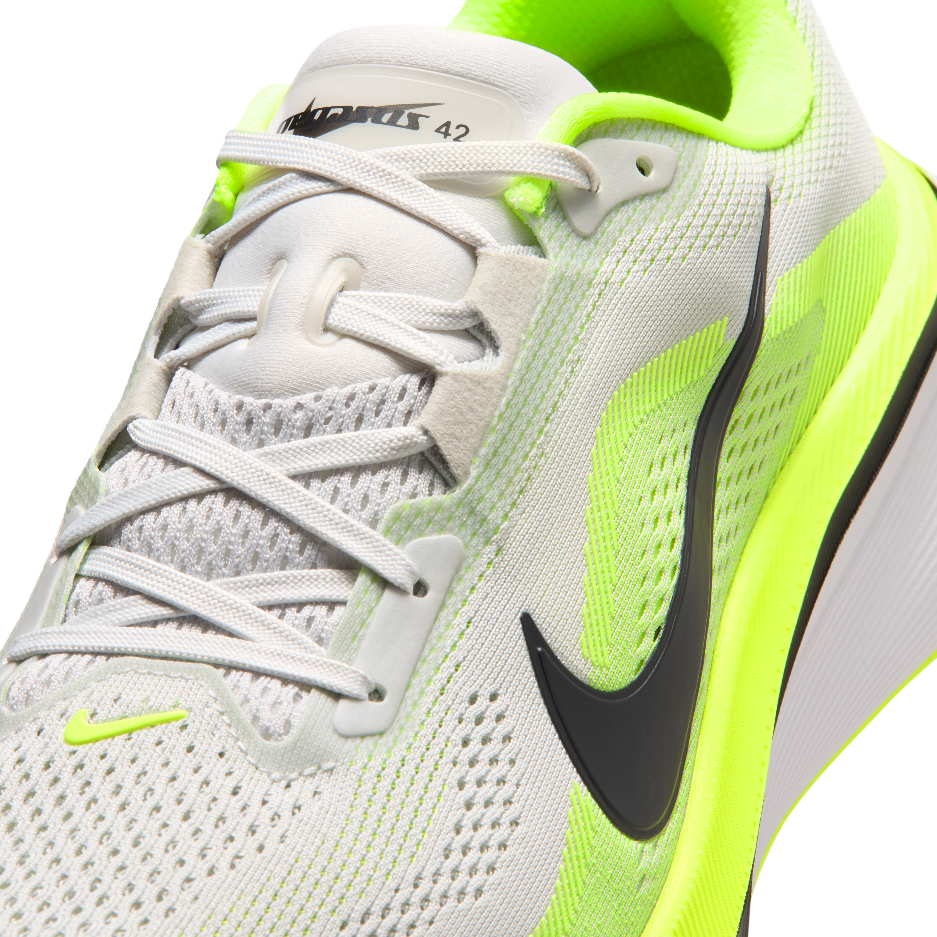 Nike Pegasus 42 Men's Road Running Shoes — Photon Dust/Volt/White/Black — Regular