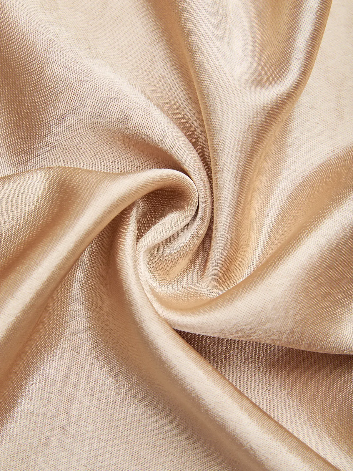 Champagne Lace Satin Halter Crew Neck Sleeveless A-Line Maxi Dress