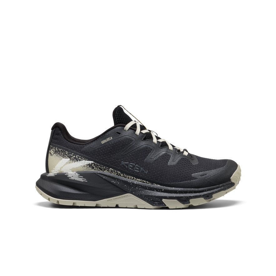 Men's Targhee Apex Wide Waterproof Hiking Shoe  |  Black/Abbey Stone - 1