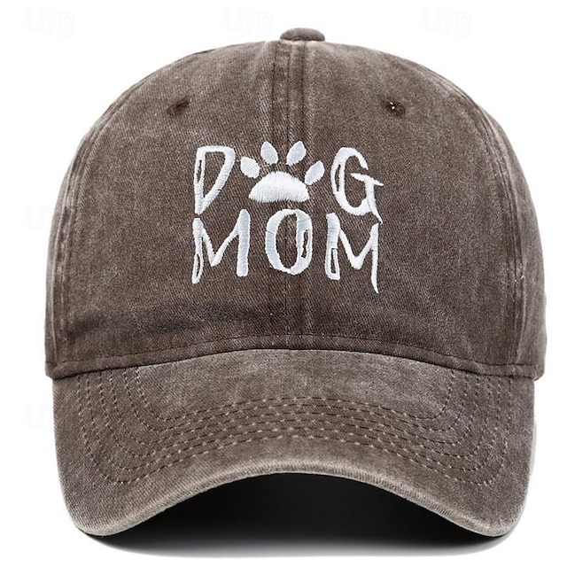 Women's Hat Baseball Cap Portable Windproof Breathable Street Daily Weekend Embroidery Print - Coffee