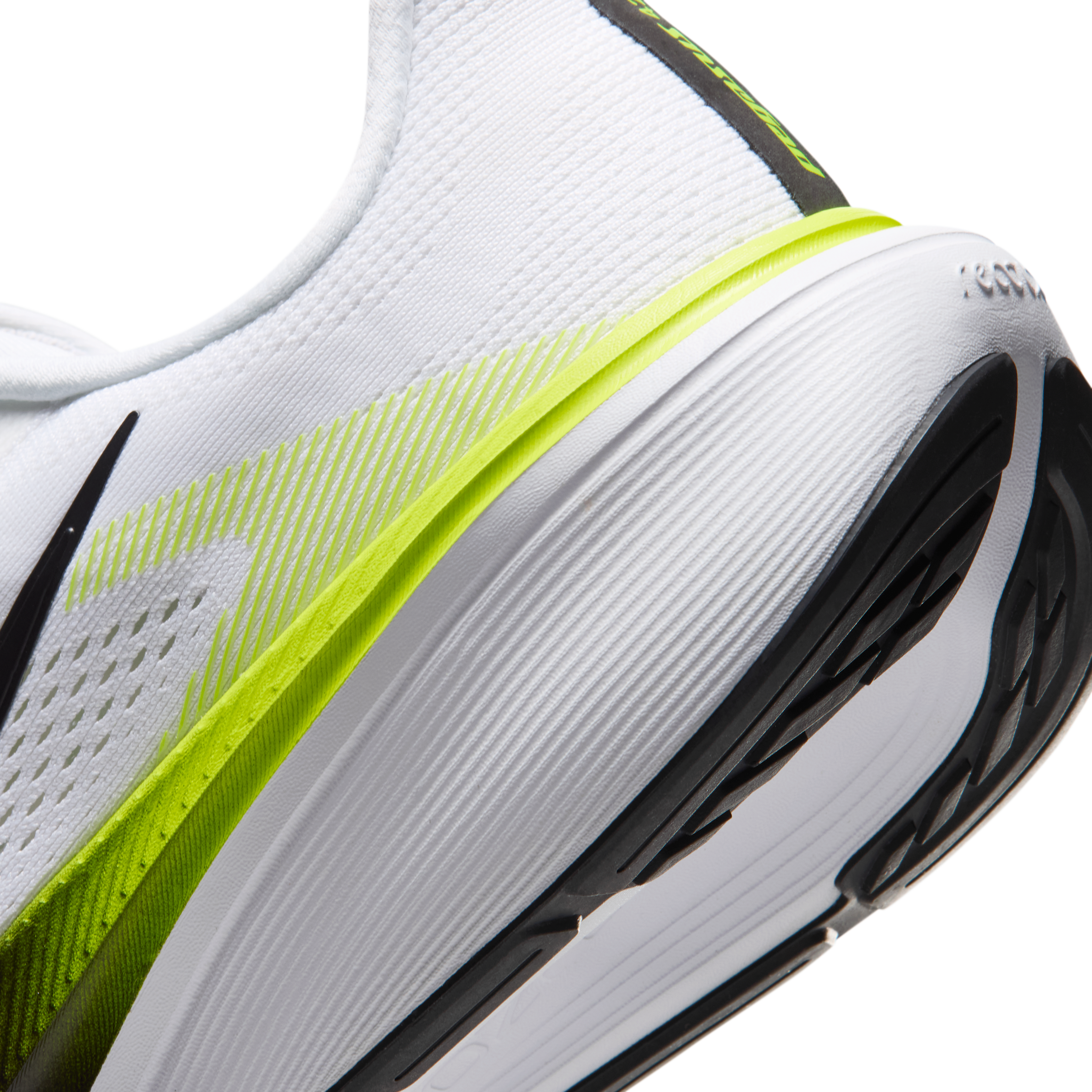 Nike Pegasus 42 Men's Road Running Shoes — White/Lemon Venom/White/Black — Regular