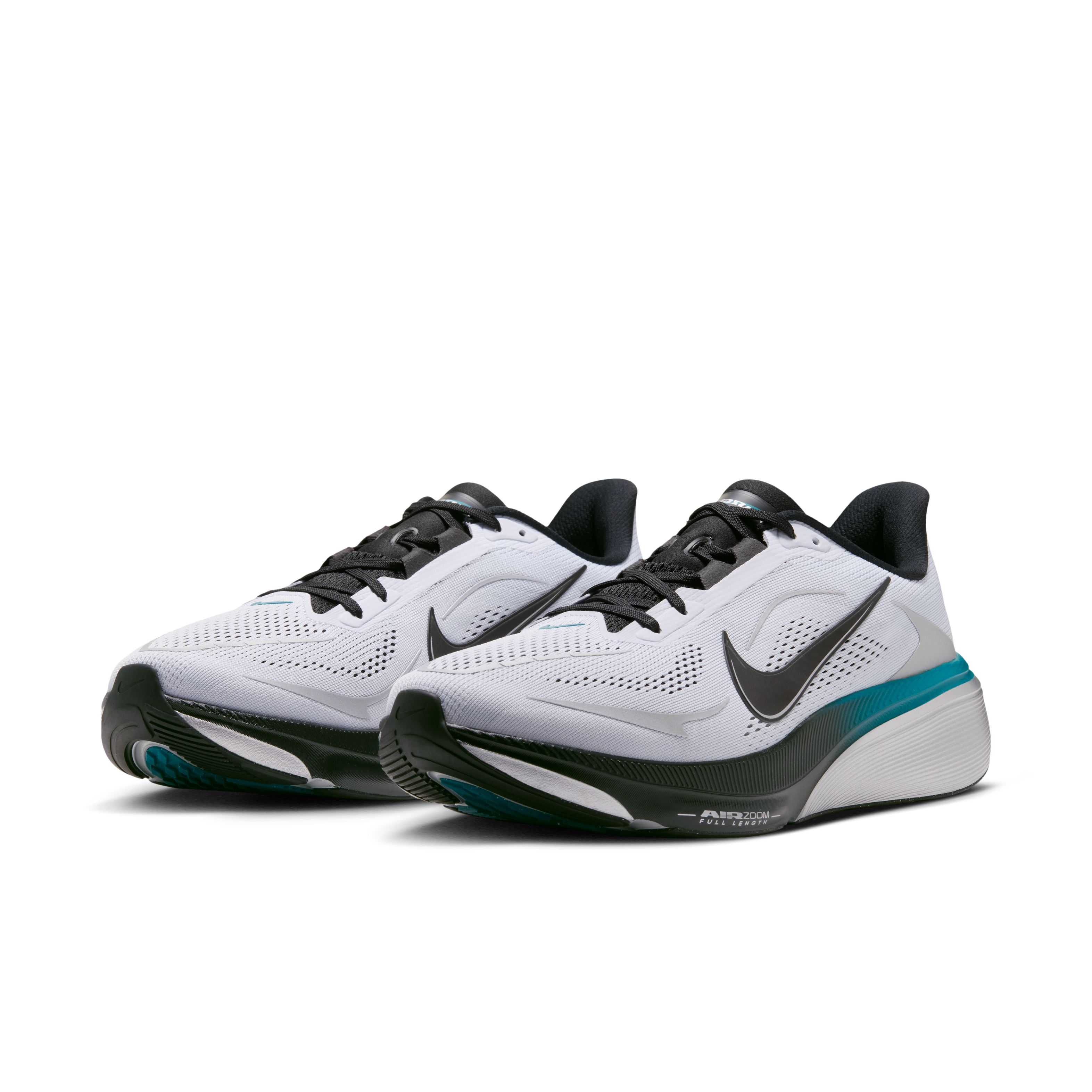 Nike Pegasus 42  Men's Road Running Shoes — Football Grey/Bright Spruce/Metallic Silver/Black — Regular