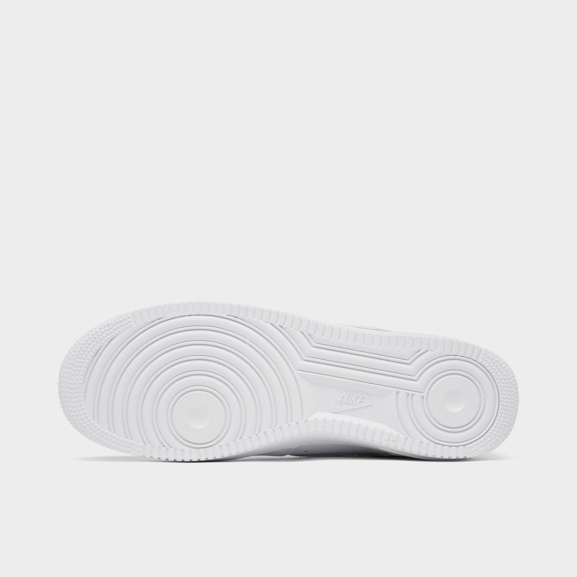 Men's Nike Air Force 1 '07 Casual Shoes — White/White — Bottom view