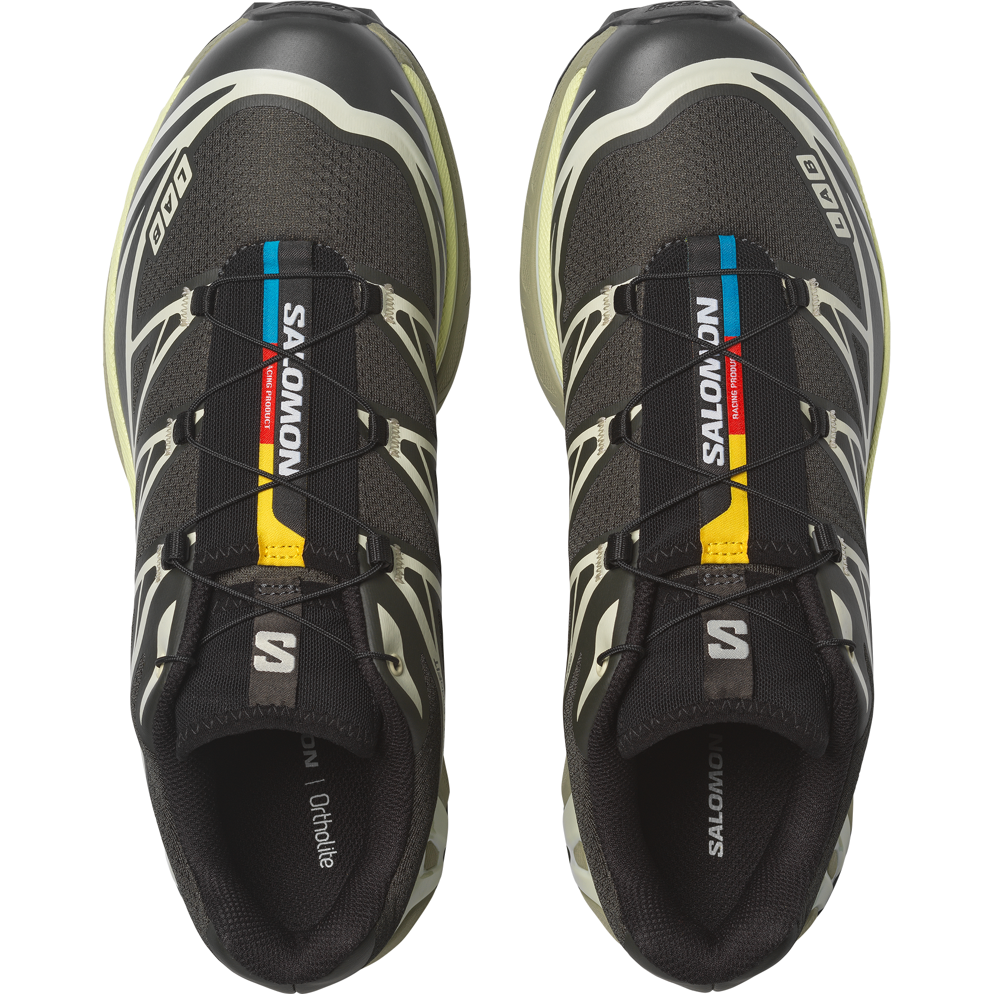 Salomon XT-6 — Peat / Icicle / Lime Cream — GhostProductImage 2