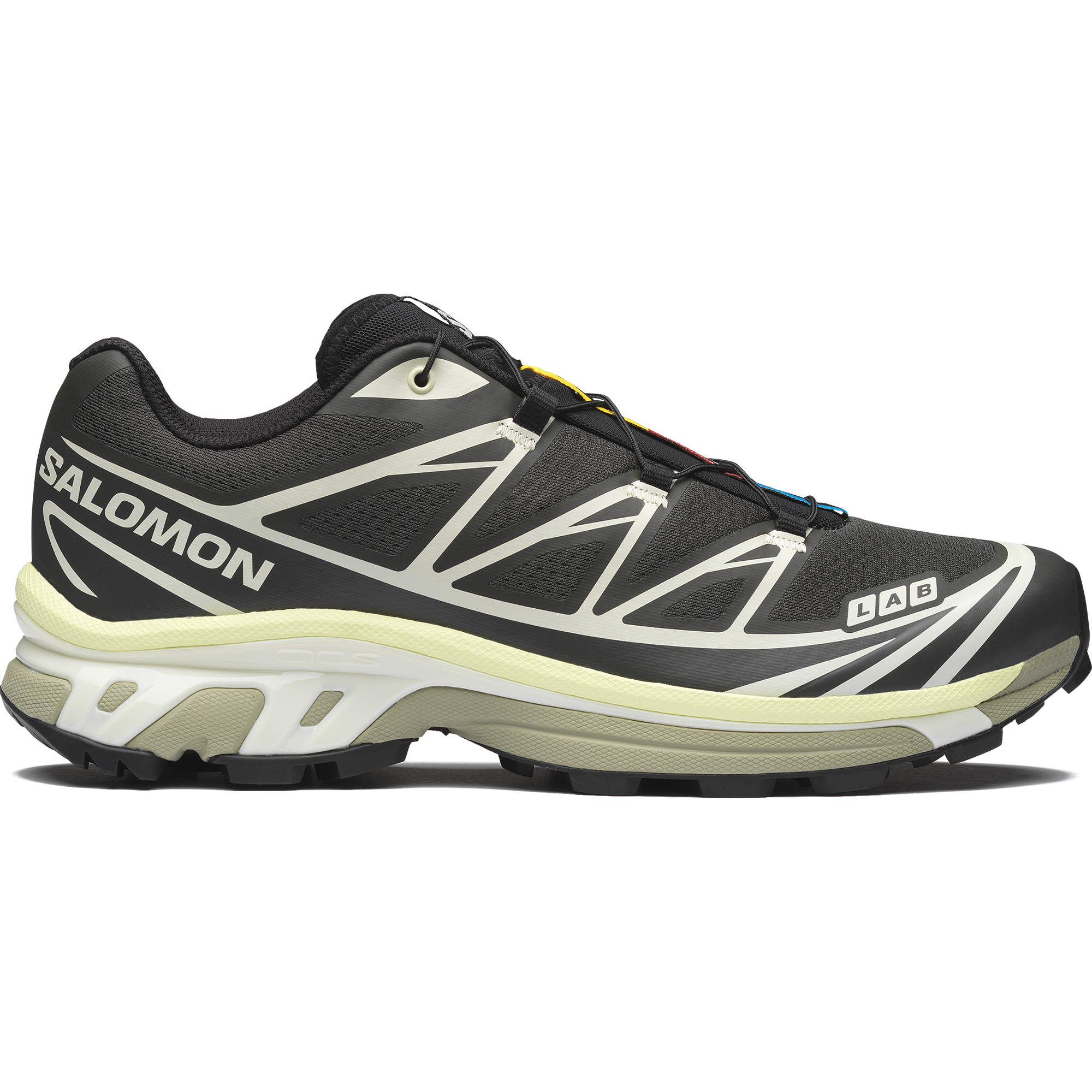 Salomon XT-6 — Peat / Icicle / Lime Cream — GhostProductImage 1