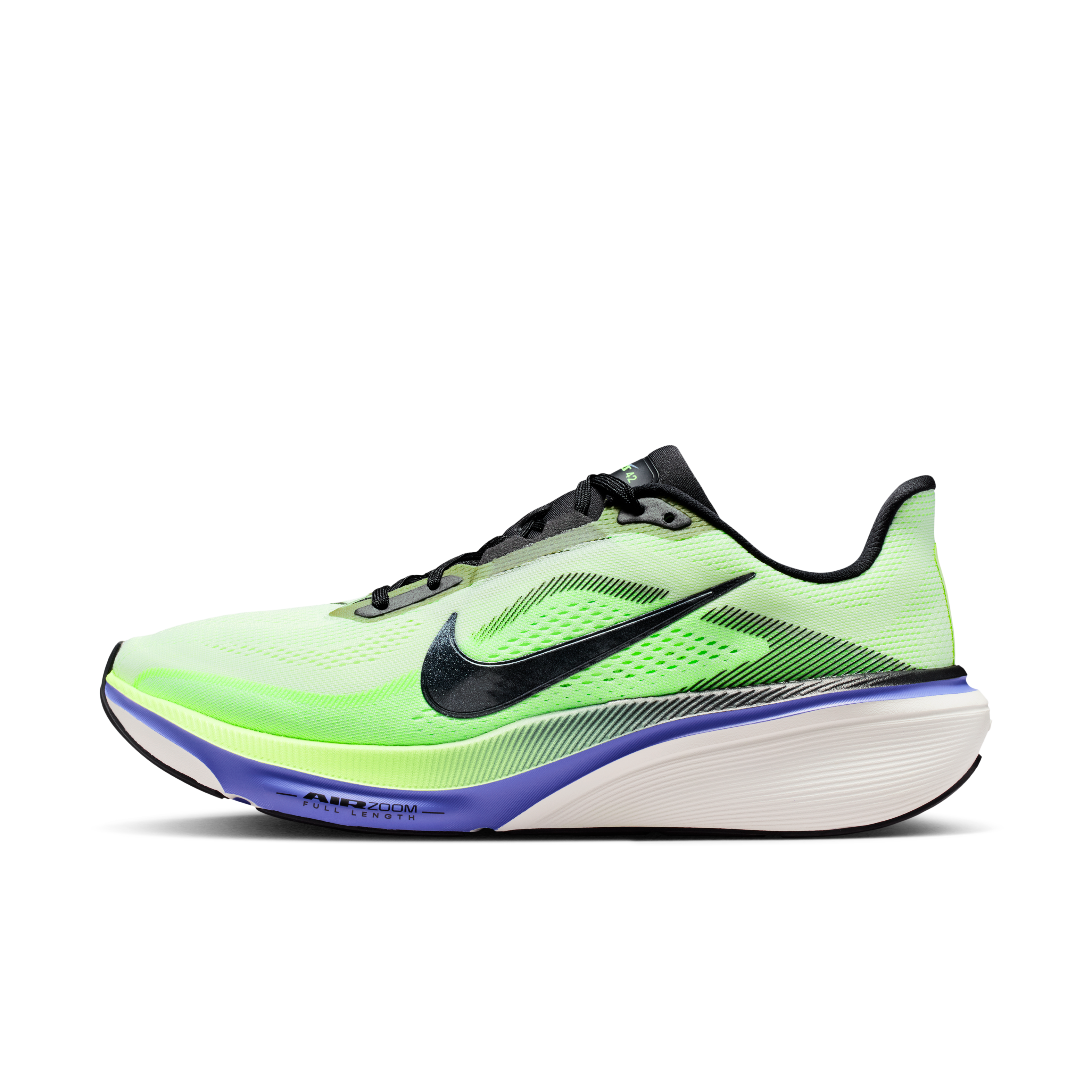 Nike Pegasus 42 Men's Road Running Shoes — Volt Tint/Sapphire/Lime Blast/Black Spruce — Regular