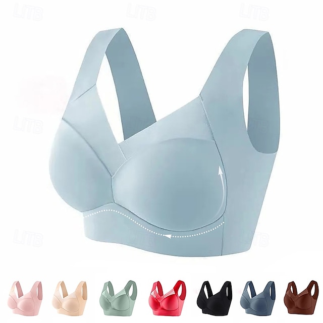 Sports Bra Hollow Mesh Back Low Supports Sports Bra Fitness Yoga Vest Shockproof Yoga Bra Without Steel Ring - Apricot